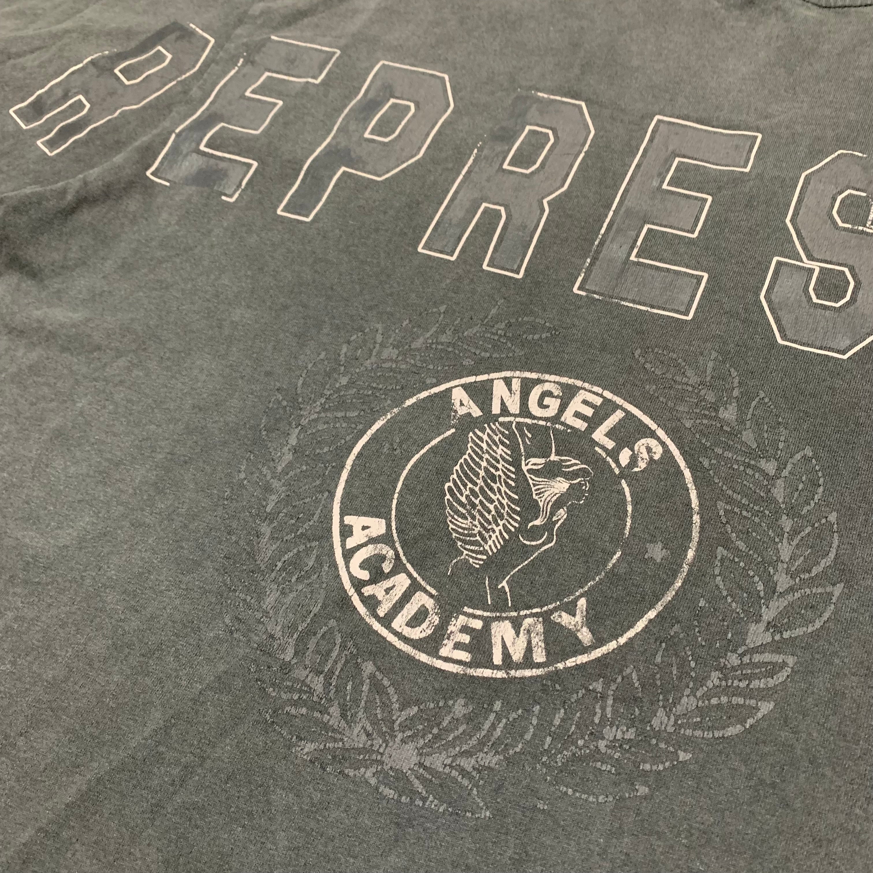 Represent Medium Angels Academy Vintage Grey Tee