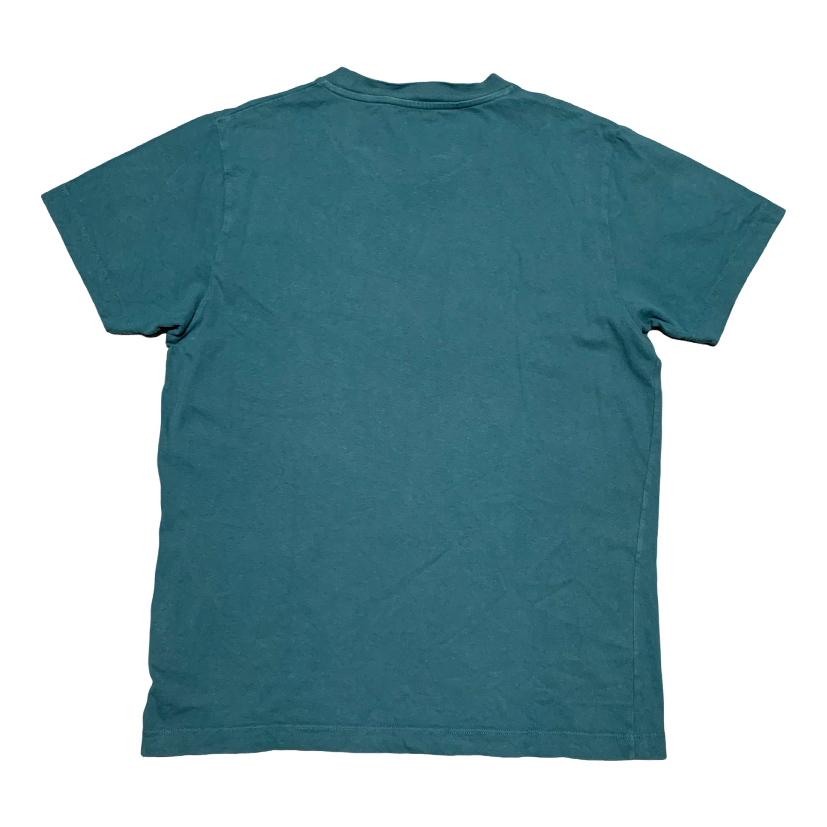 Off White Small Diag Pocket Tee Jade Green Blue Virgil Abloh