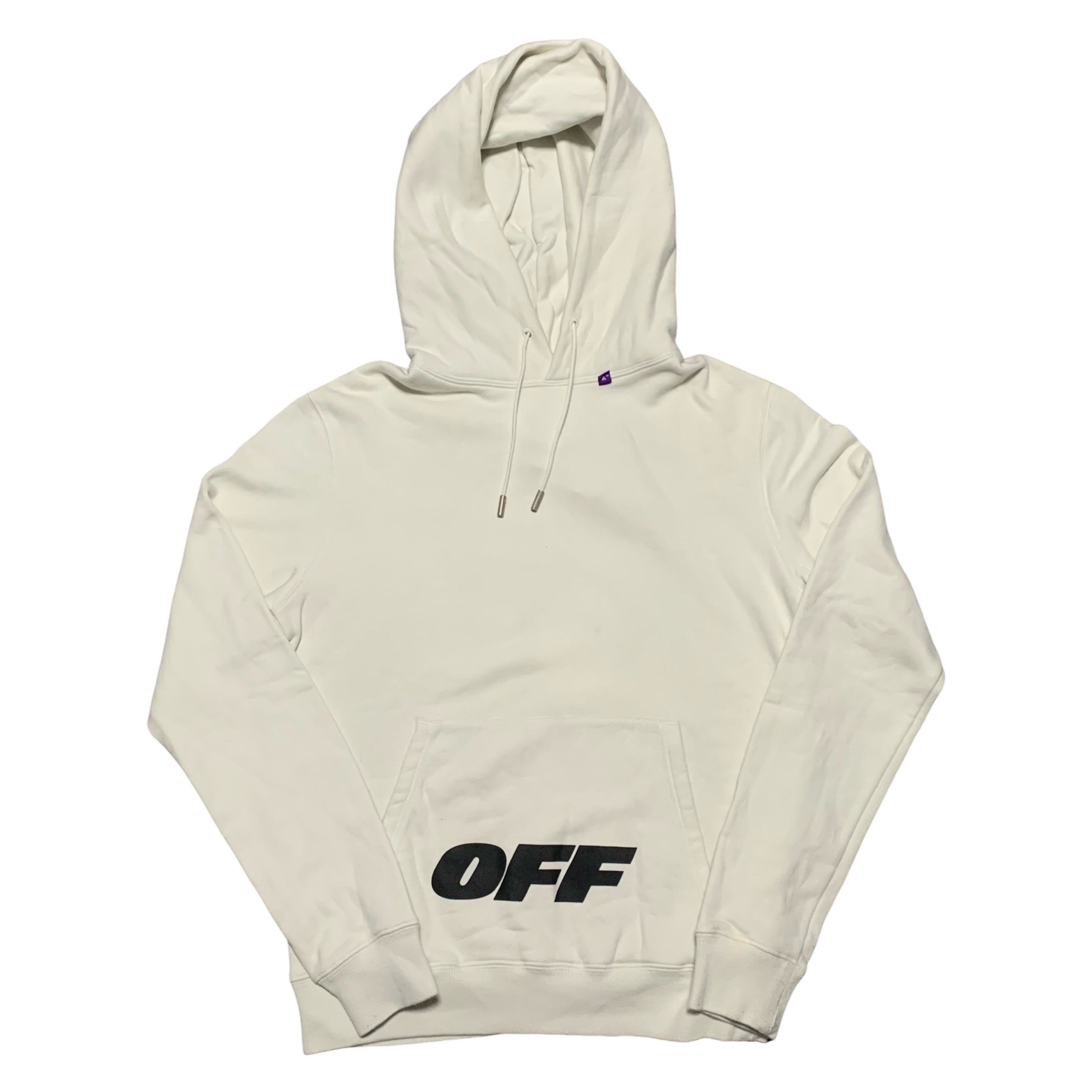 Off White Small Hoodie White Virgil Abloh Logo