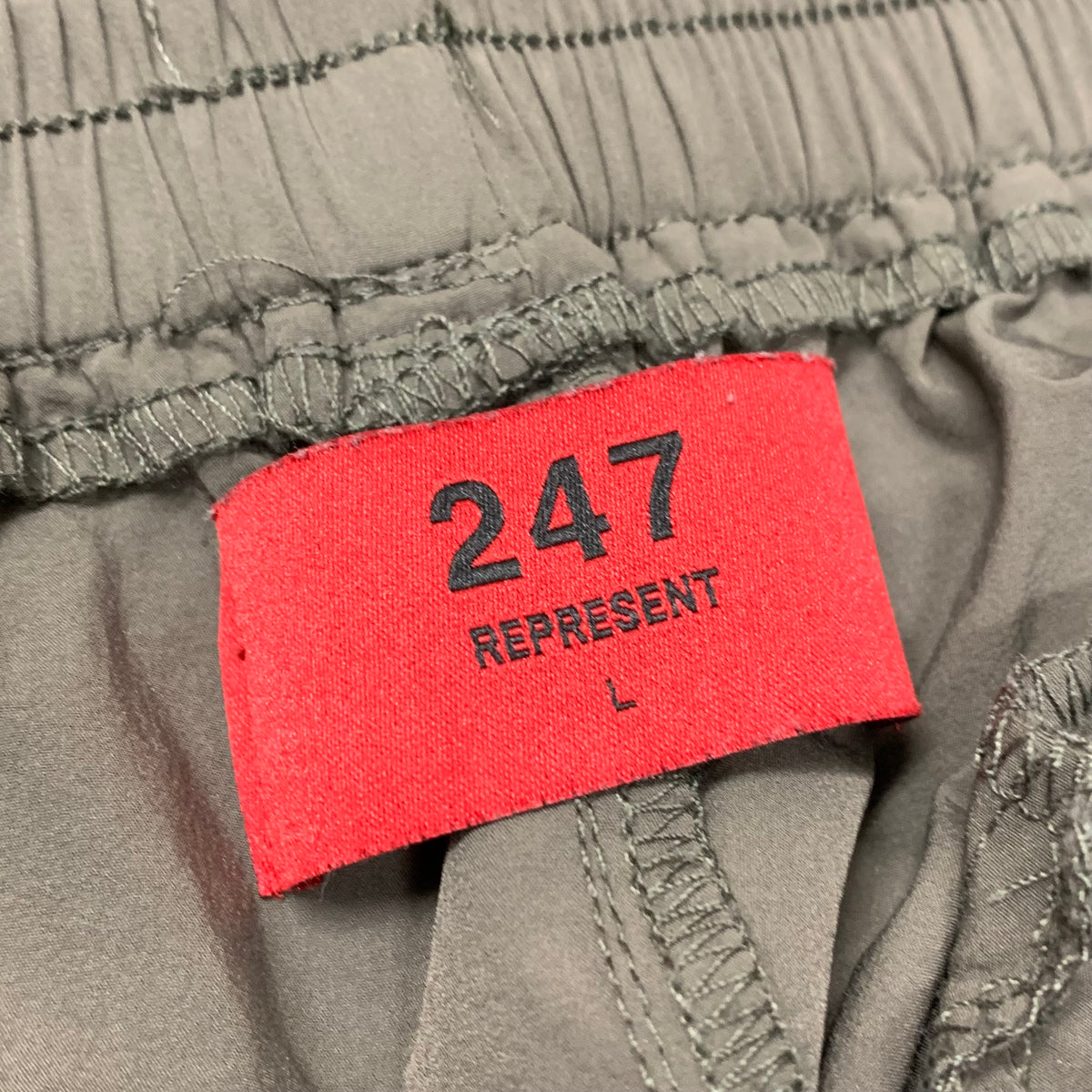 Represent Large Shorts 247 Khaki Track Pant Bottoms
