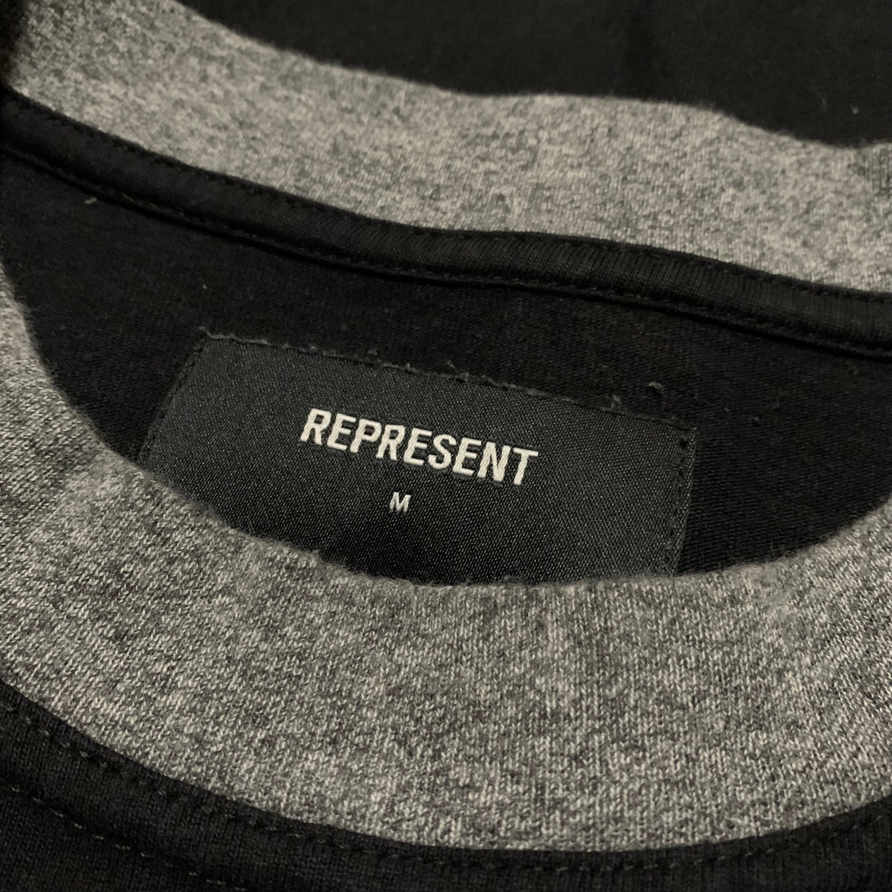 Represent Medium Pleasure To Kill Jet Black Tee Wolves
