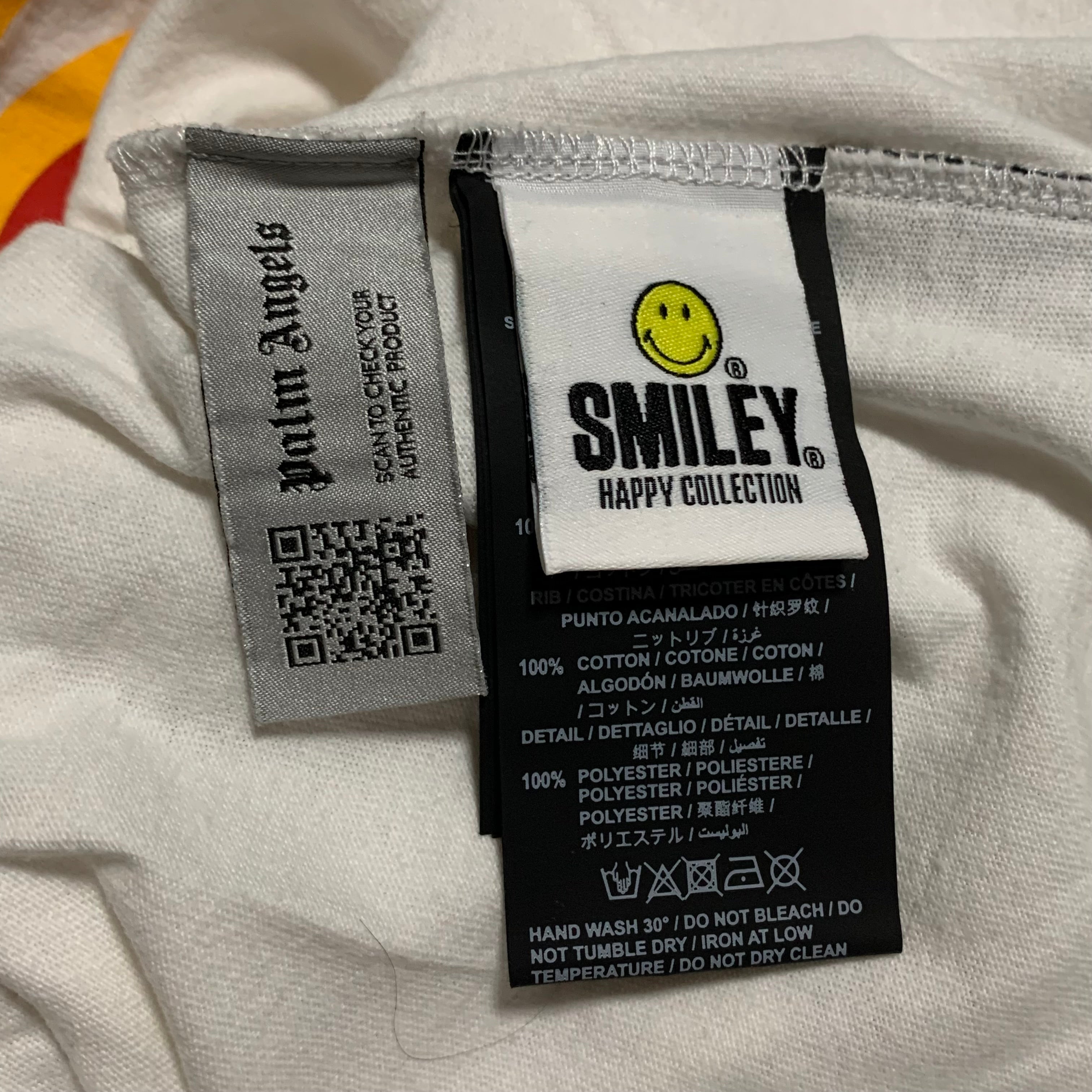 Palm Angels XS Burning Head White Tee 2021