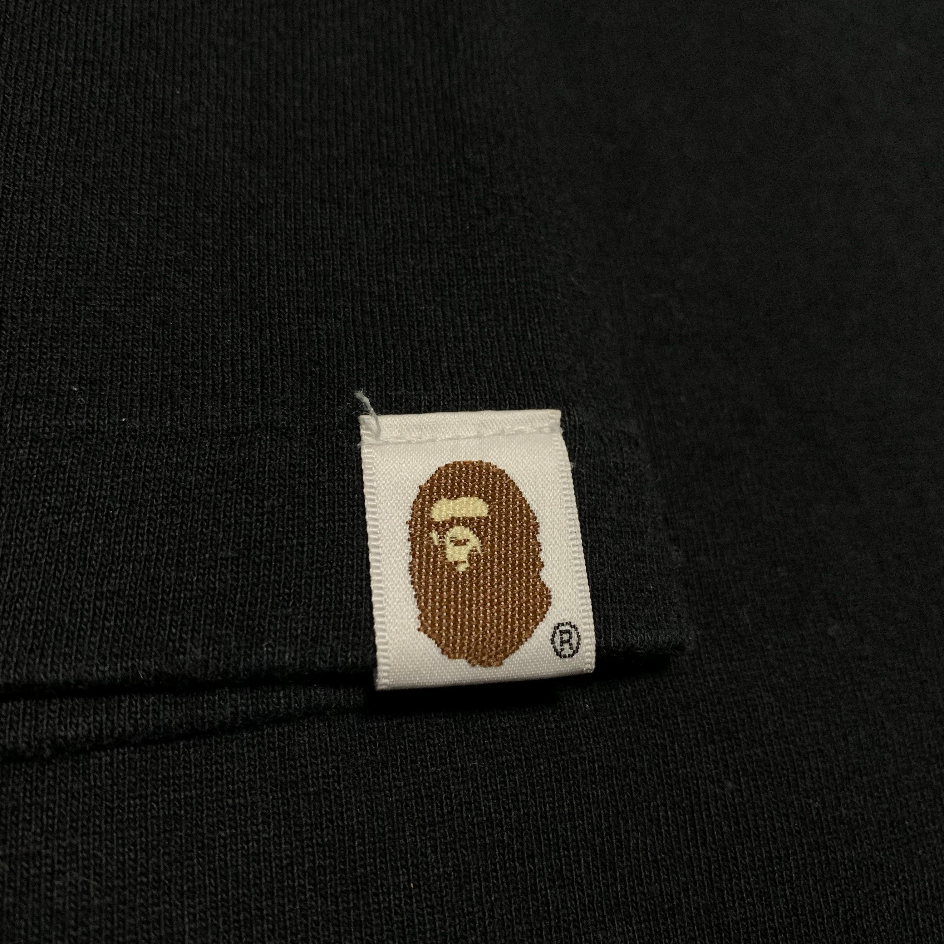 Bape Medium Bathing Ape Graphic Black Tee A Bathing Ape