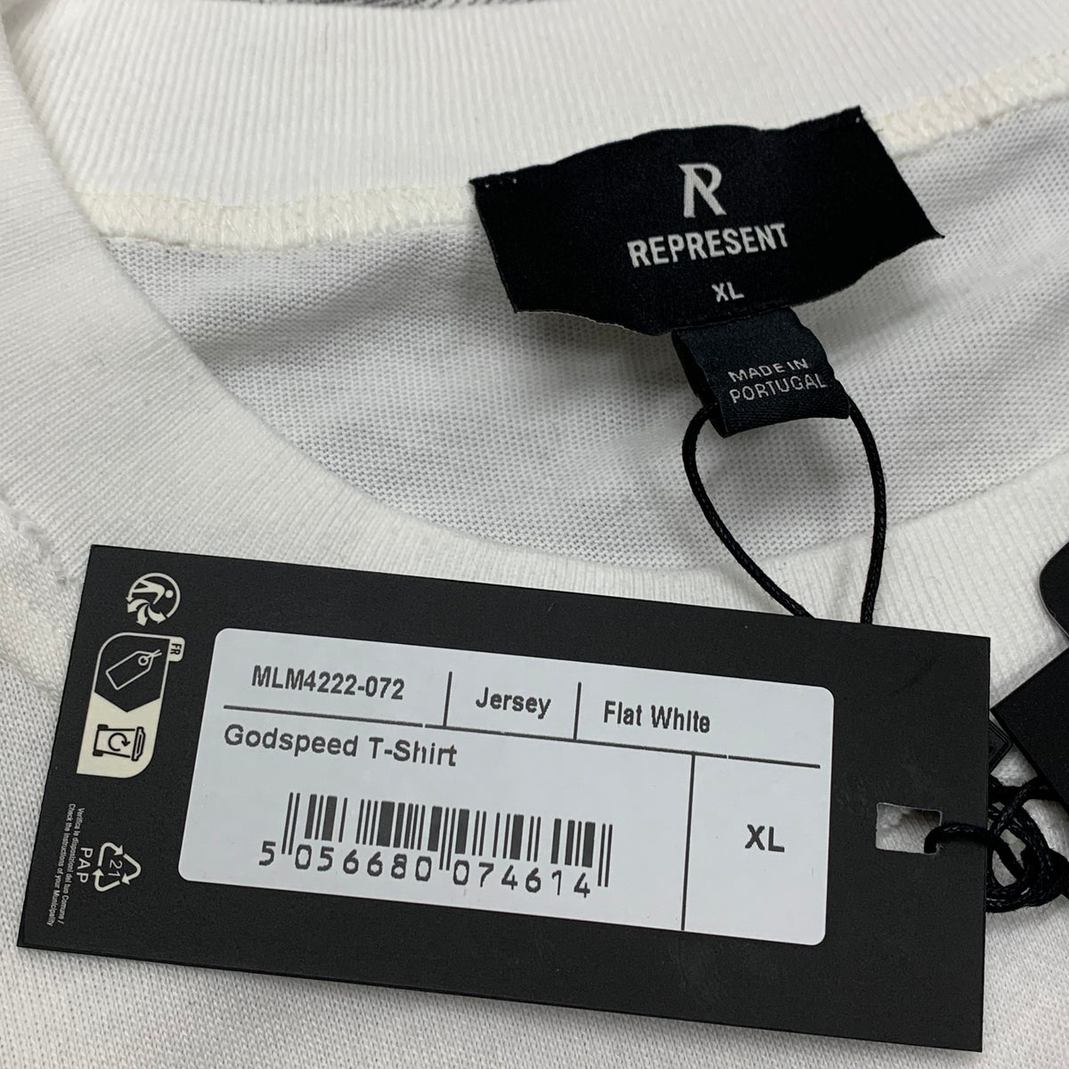 Represent XL Tee Godspeed Flat White T-Shirt