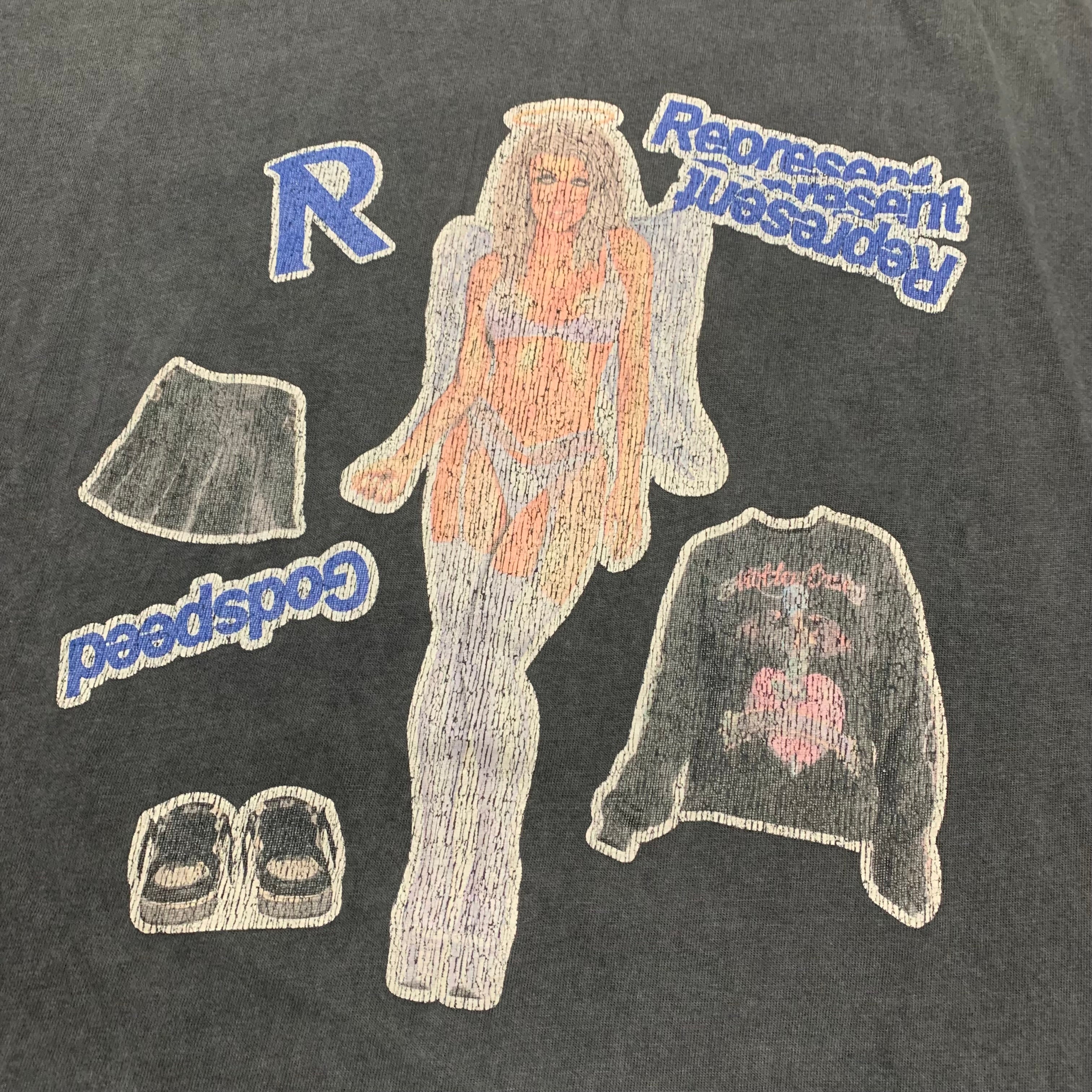 Represent Medium Your Innocence Vintage Grey Tee