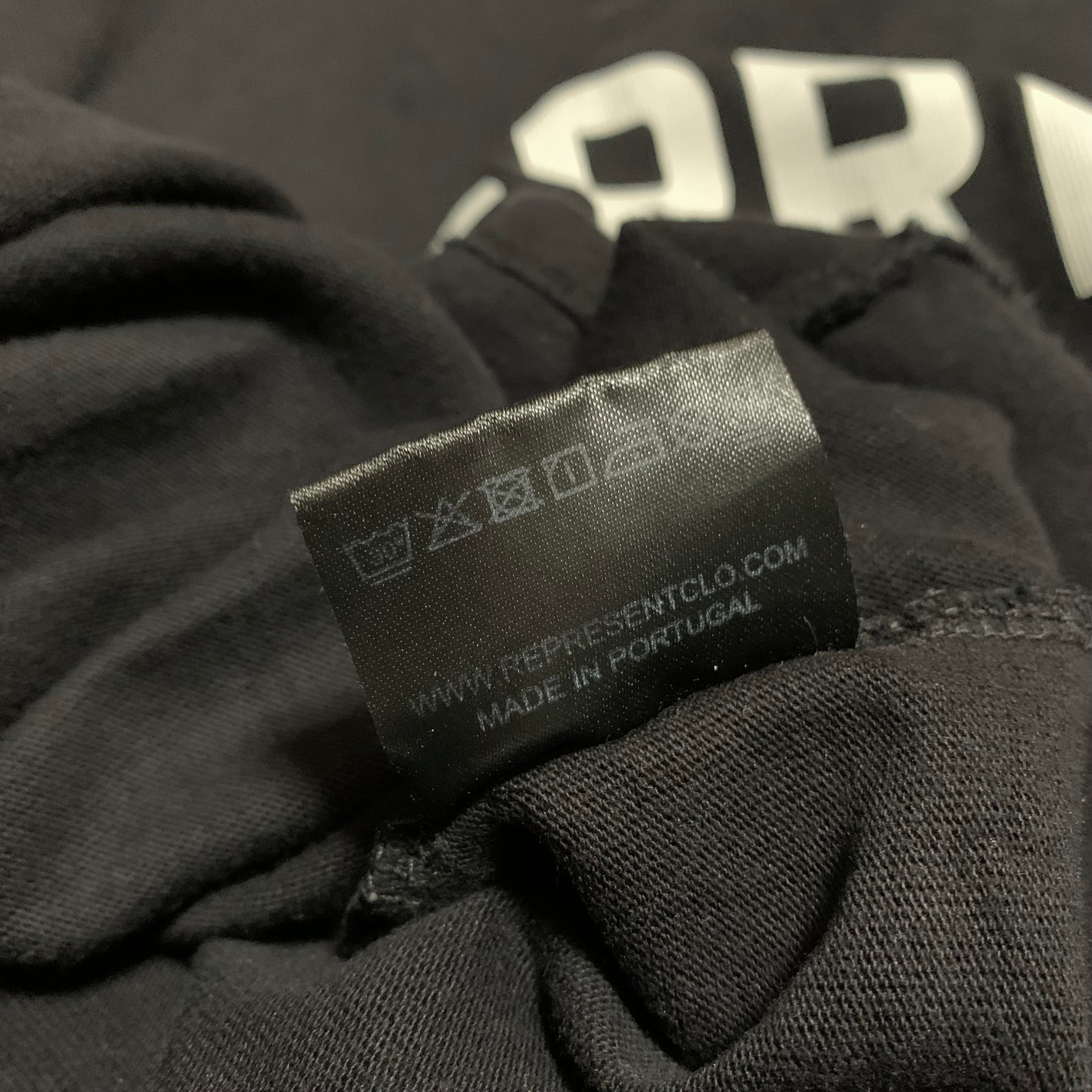 Represent Large British Archive Jet Black Tee