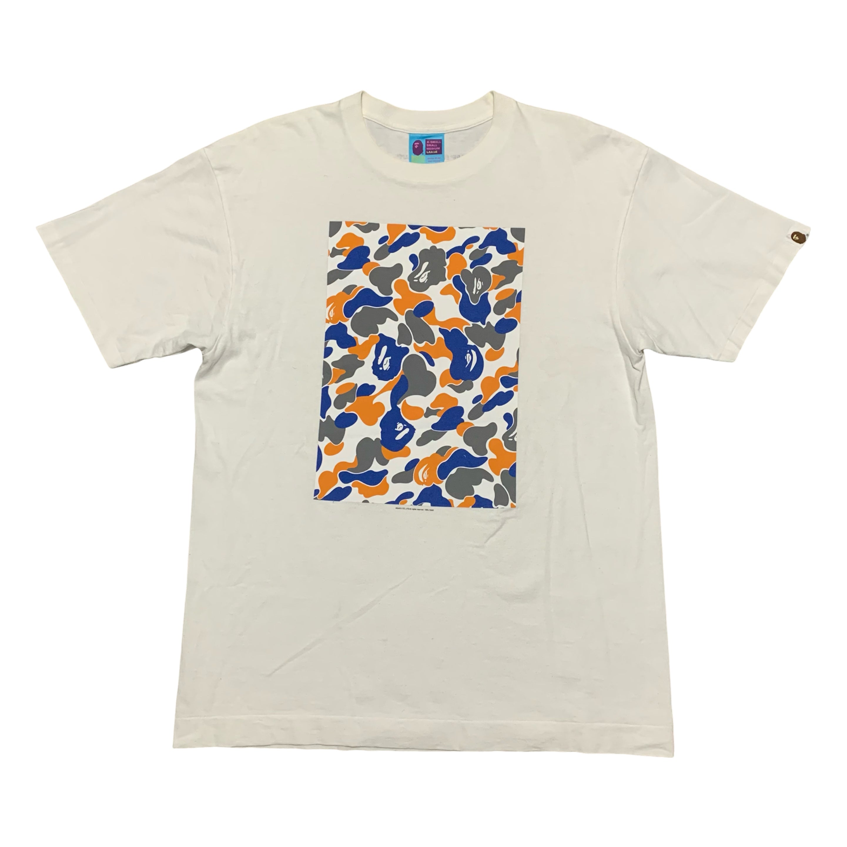 Bape Large Maebashi City Camo White Tee A Bathing Ape 2006