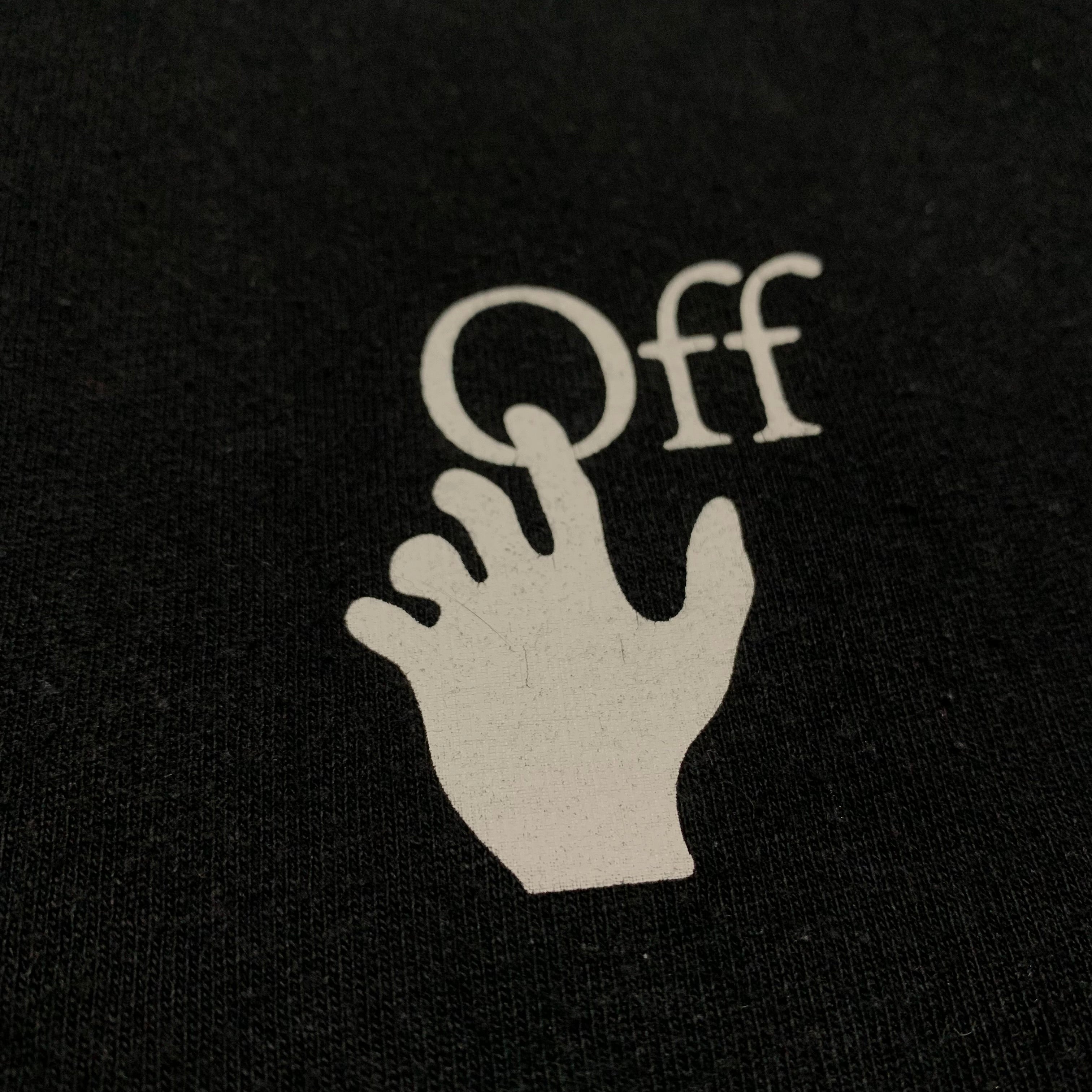 Off White Small Caravaggio Angel Black Tee Virgil Abloh