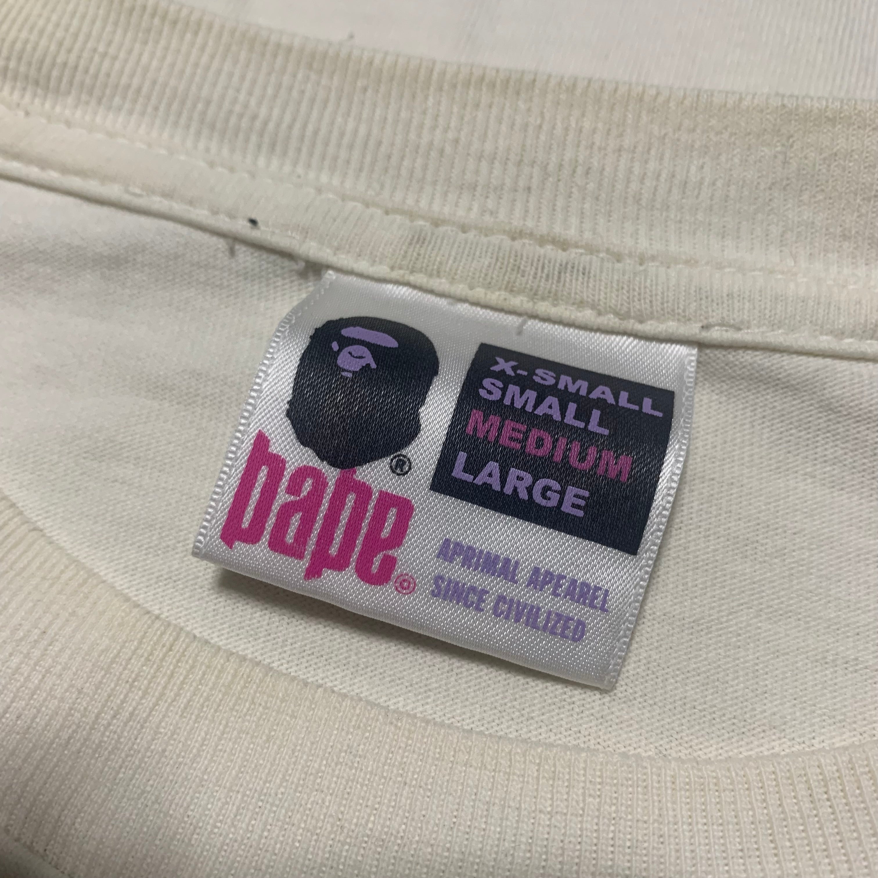 Bape Medium 0 Anniversary Shibuya Store Camo White Tee A Bathing Ape Rare