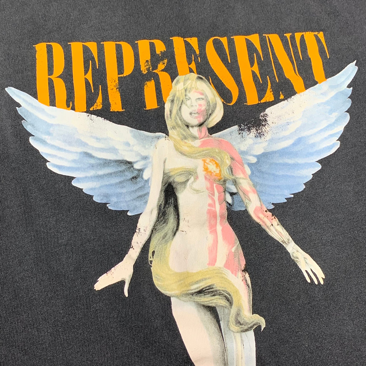Represent XXL Tee Reborn Aged Black T-Shirt