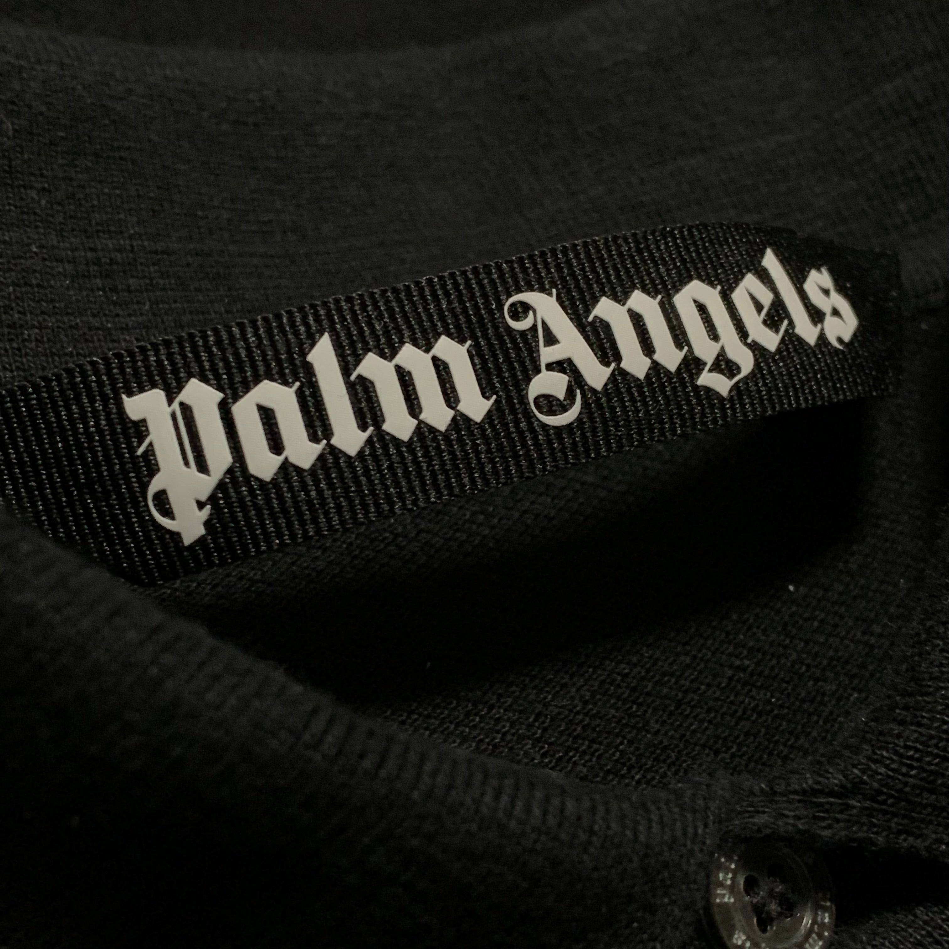 Palm Angels Small Polo Shirt Classic Black Top