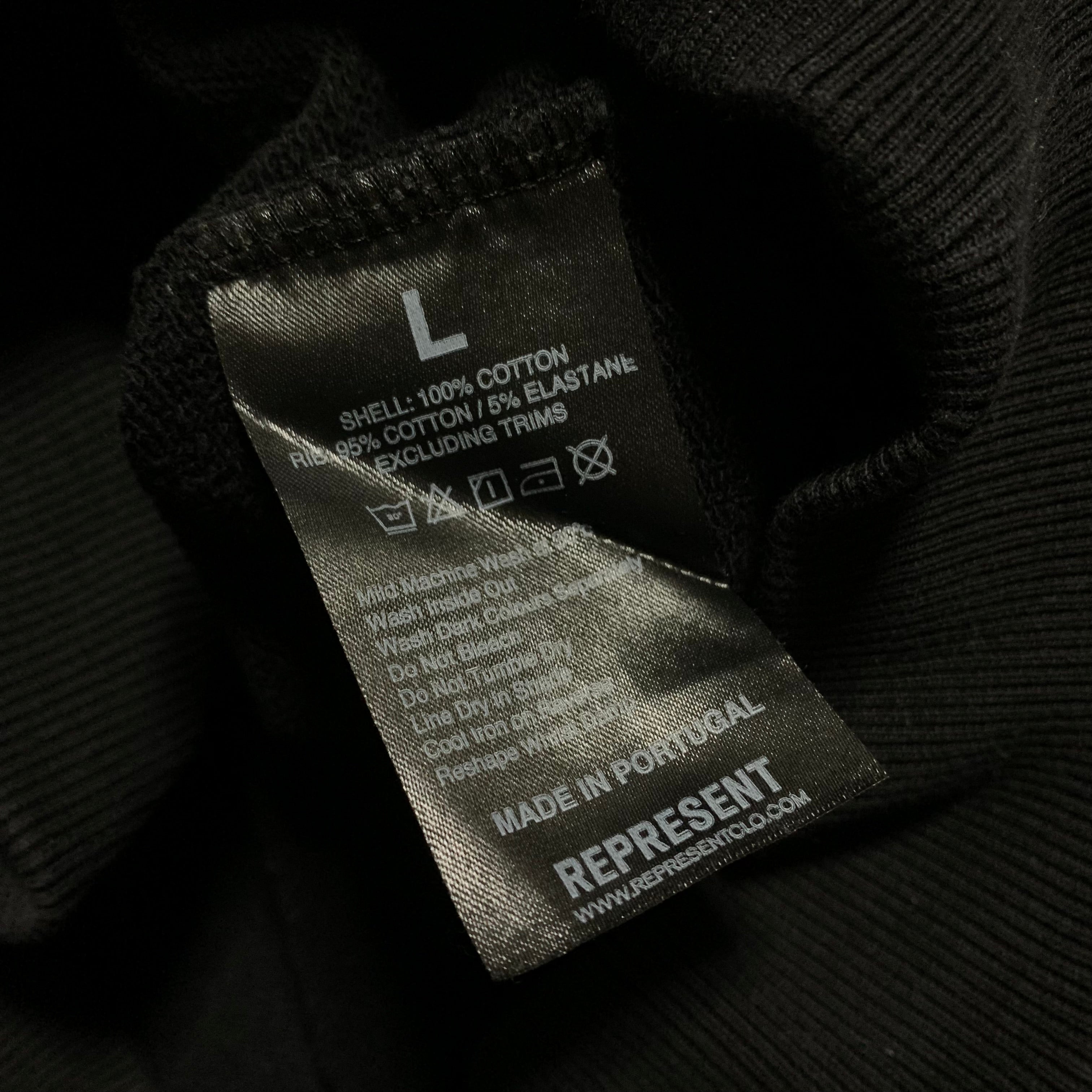 Represent Large Staff London Black Hoodie