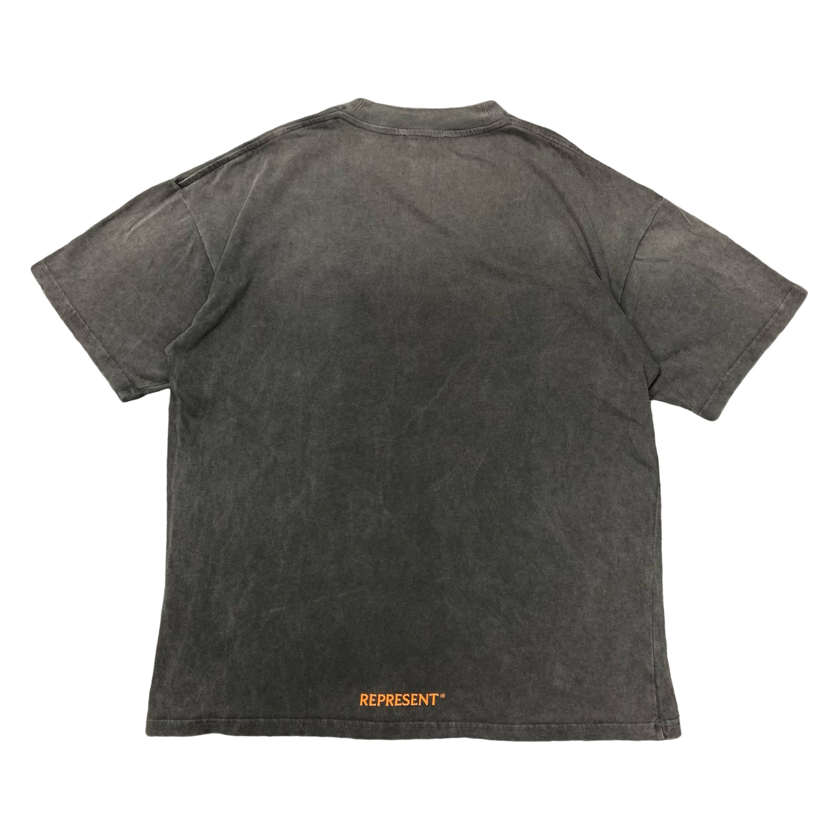 Represent Medium Horizons Aged Black T-Shirt