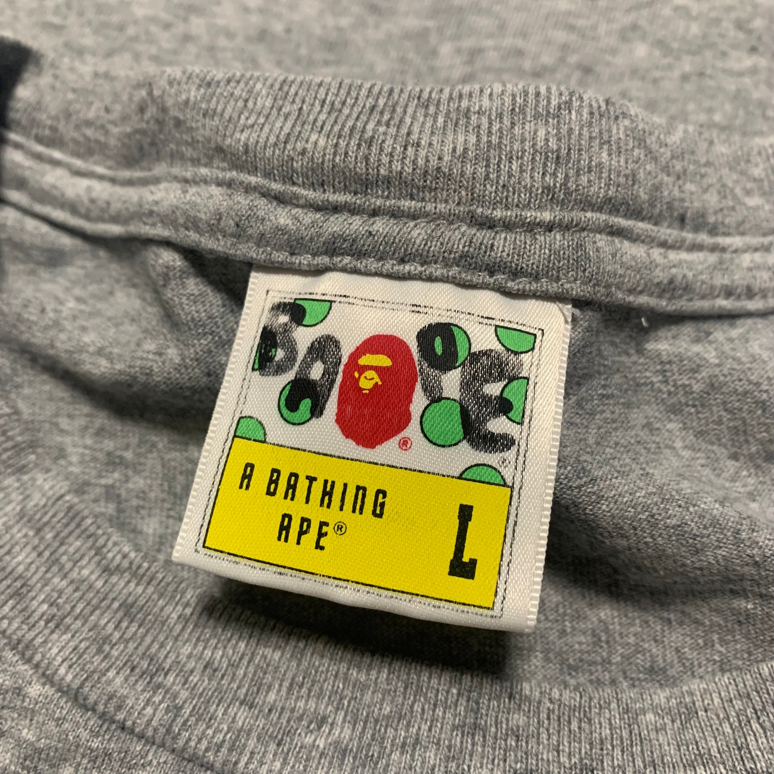 Bape Large Shark 1st Camo Grey Tee A Bathing Ape