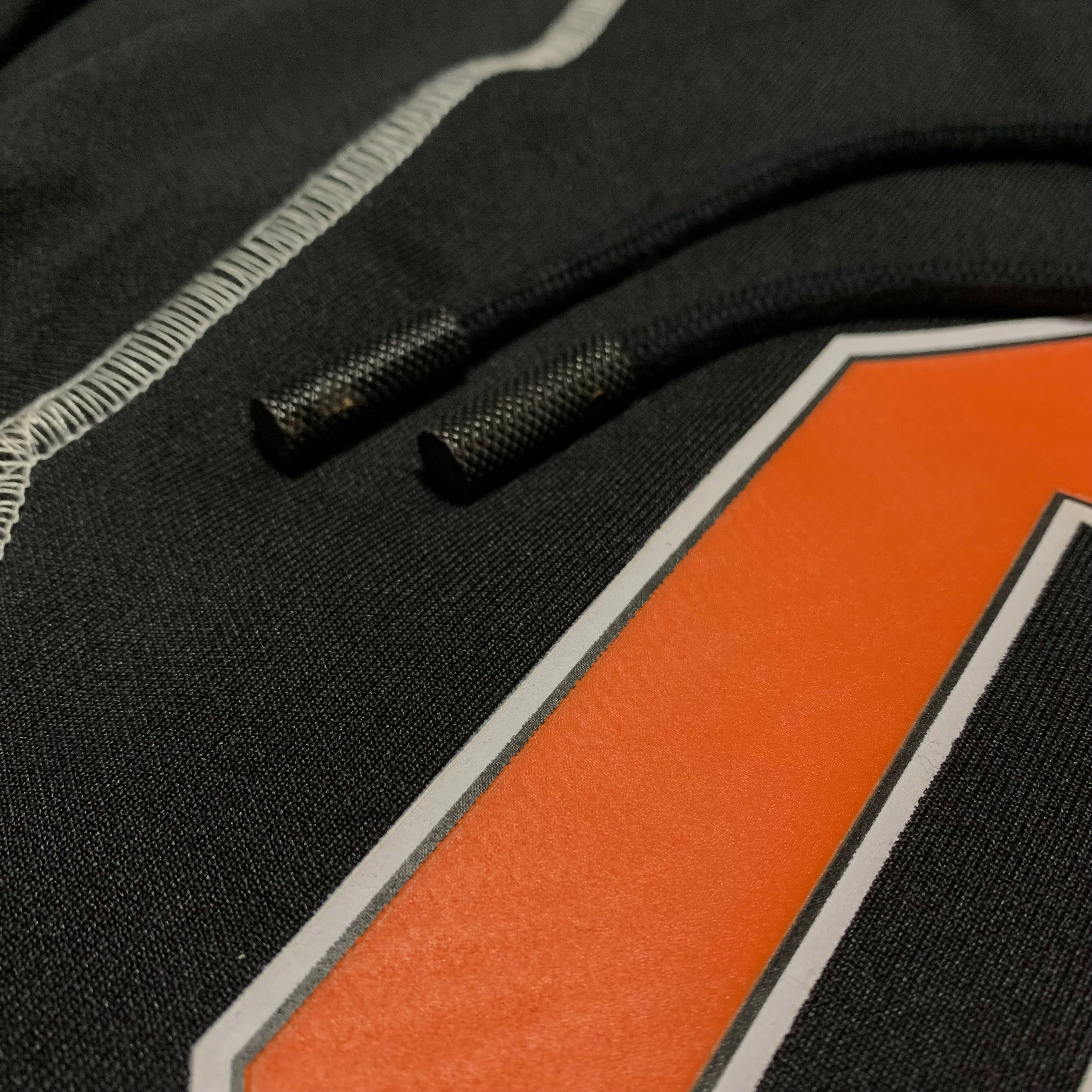 Off White Large Hoodie 'I WAS JUST THINKING' Black Virgil Abloh