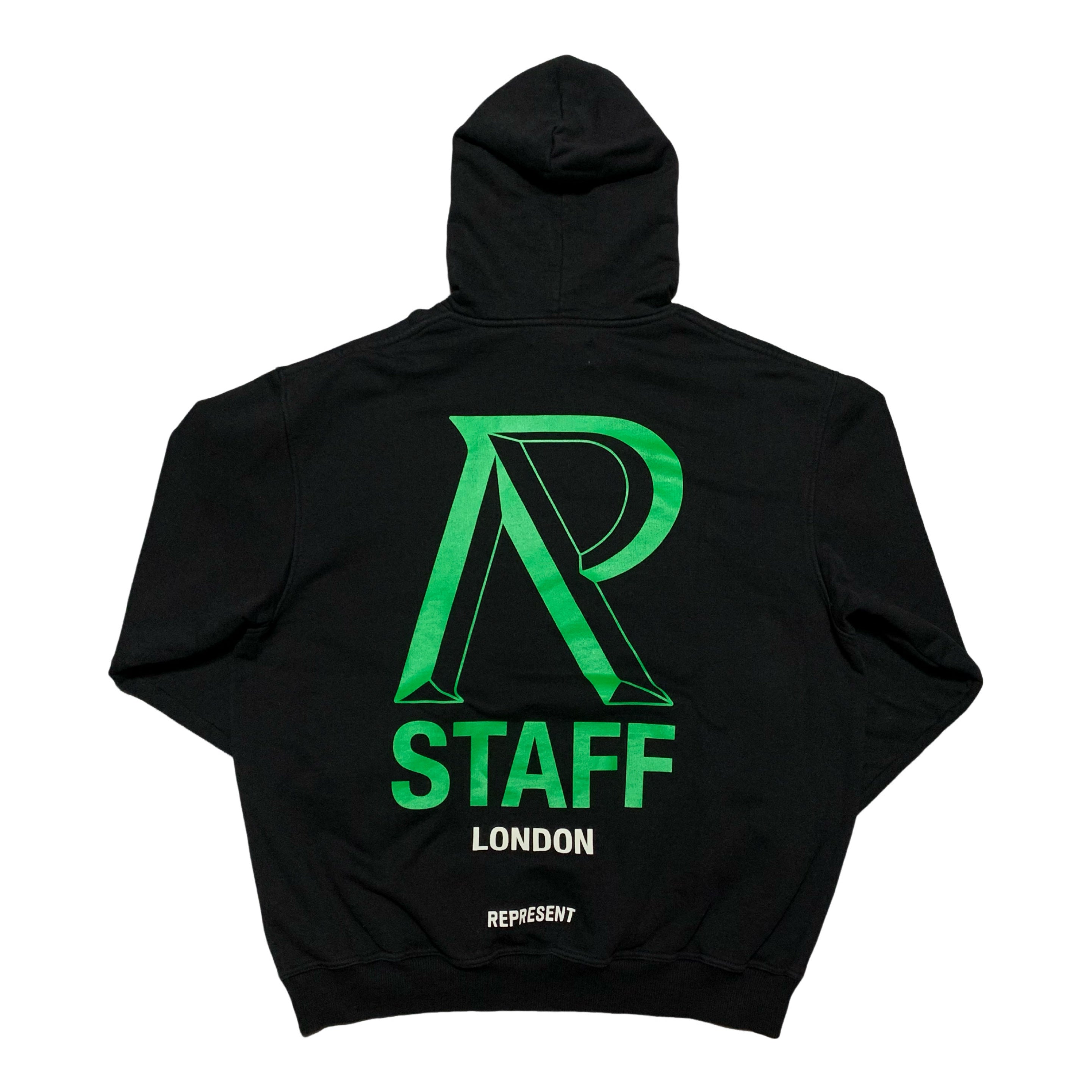 Represent Large Staff London Black Hoodie