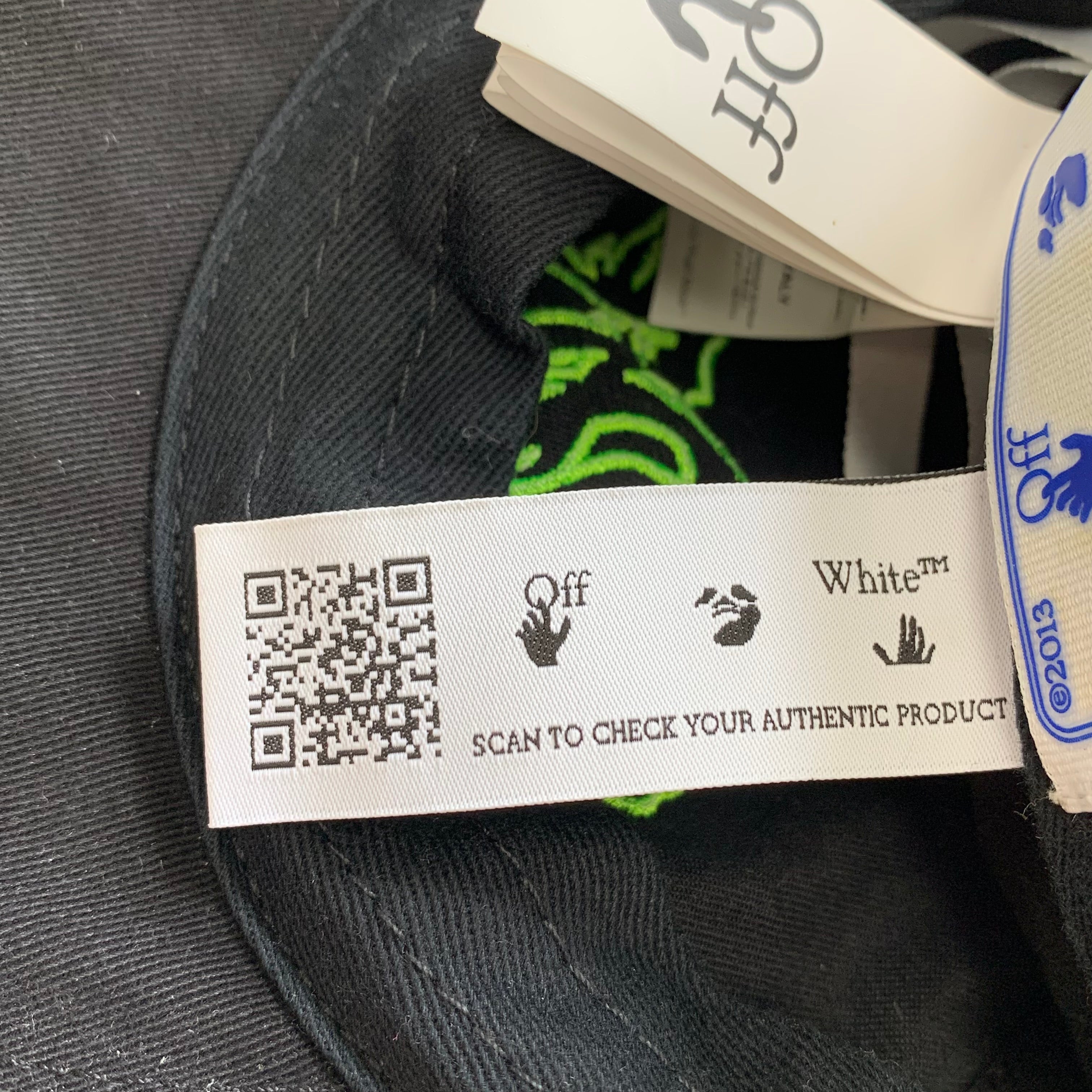 Off White Cap Mad Cat Black Cap Hat Virgil Abloh