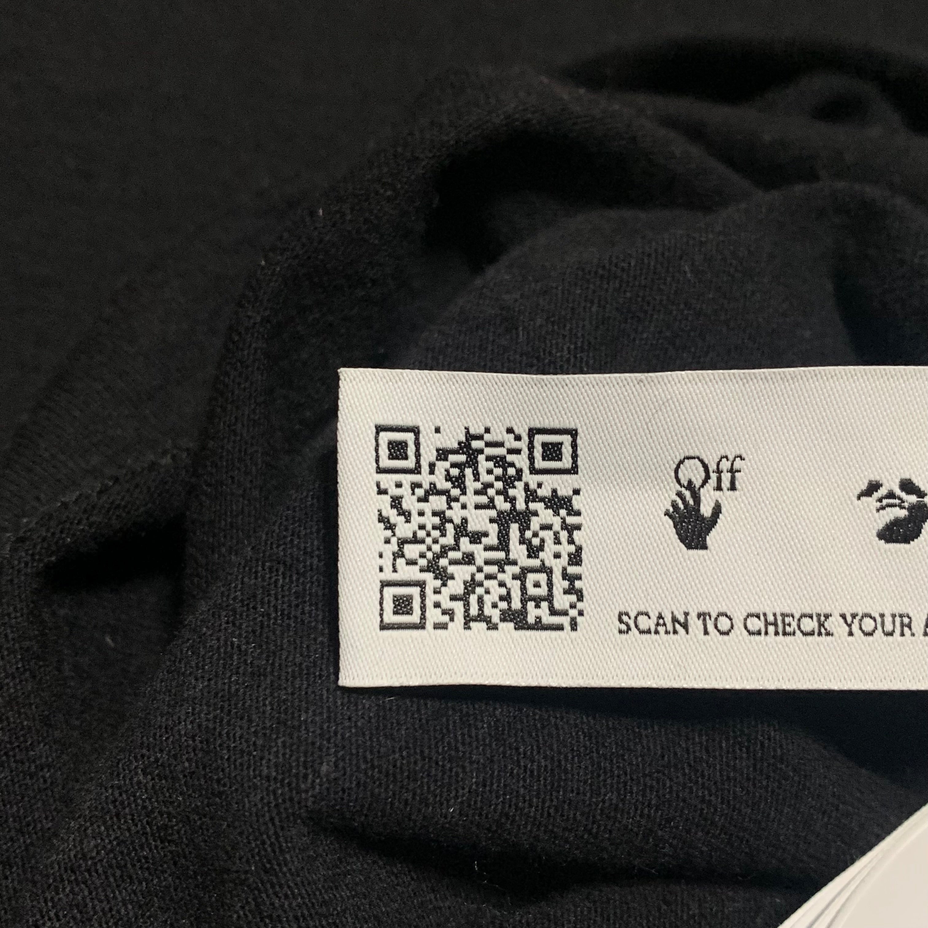 Off White XS Caravaggio Arrows Black Tee Virgil Abloh