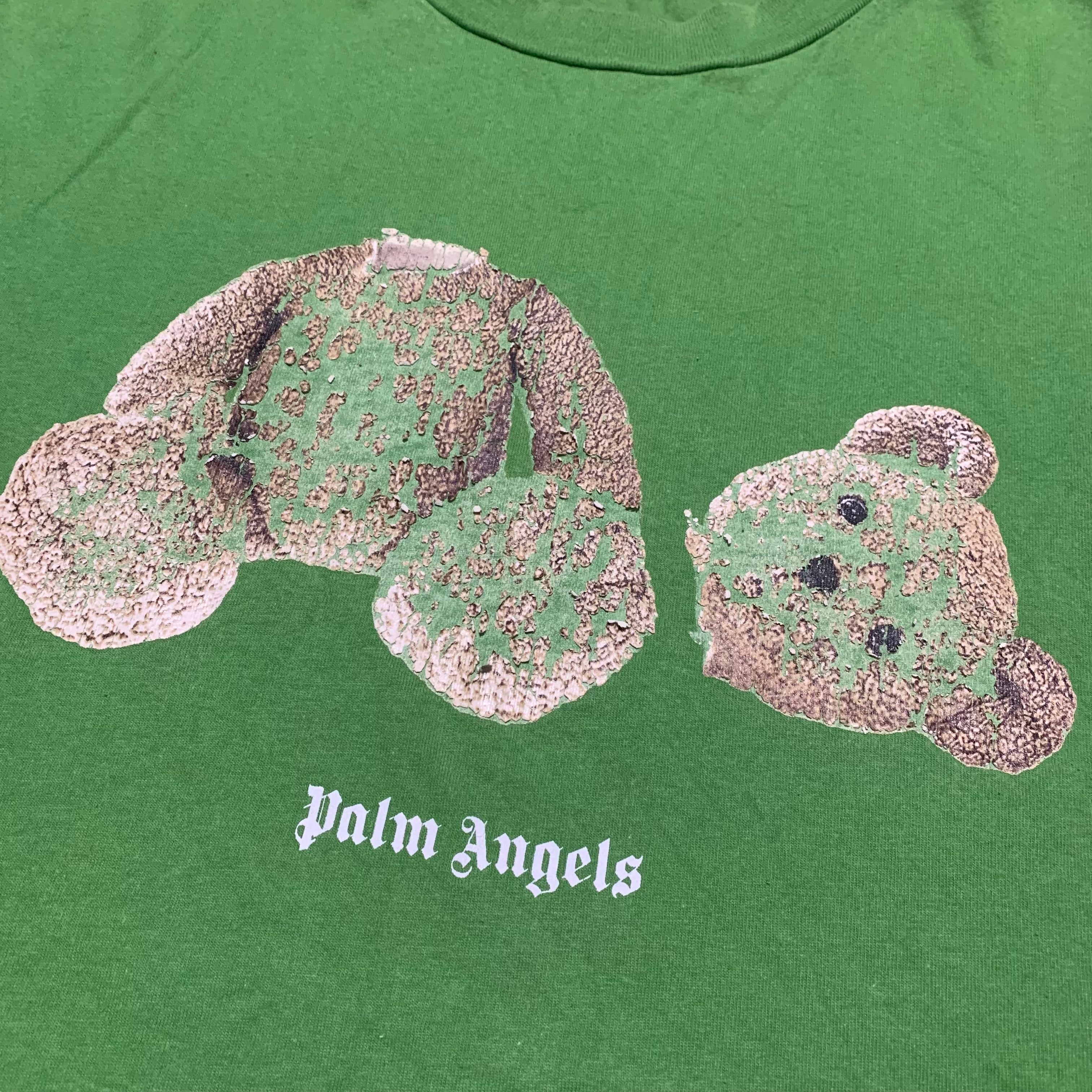 Palm Angels Large Kill The Bear Green Tee