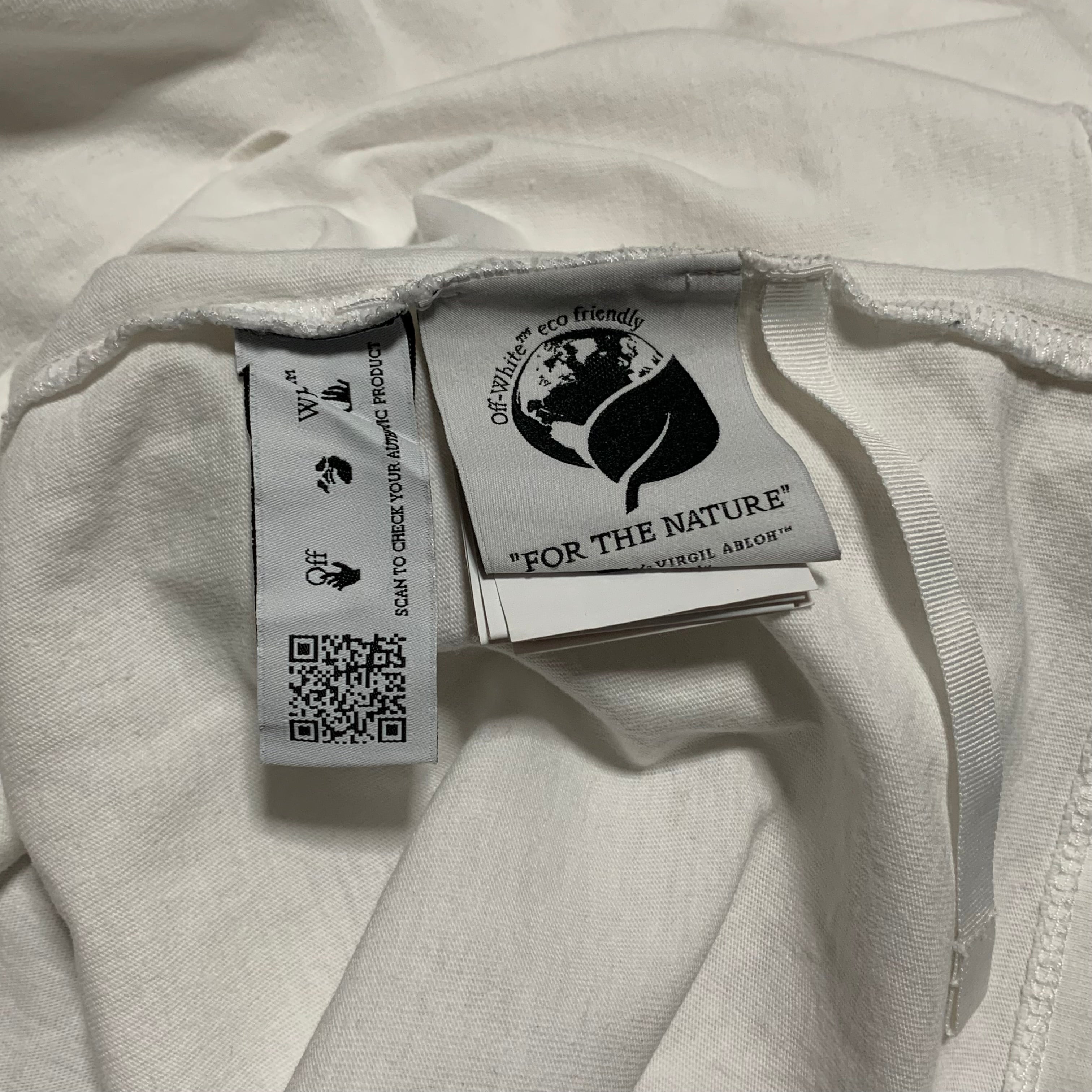 Off White XL Starred Arrows White Tee Virgil Abloh