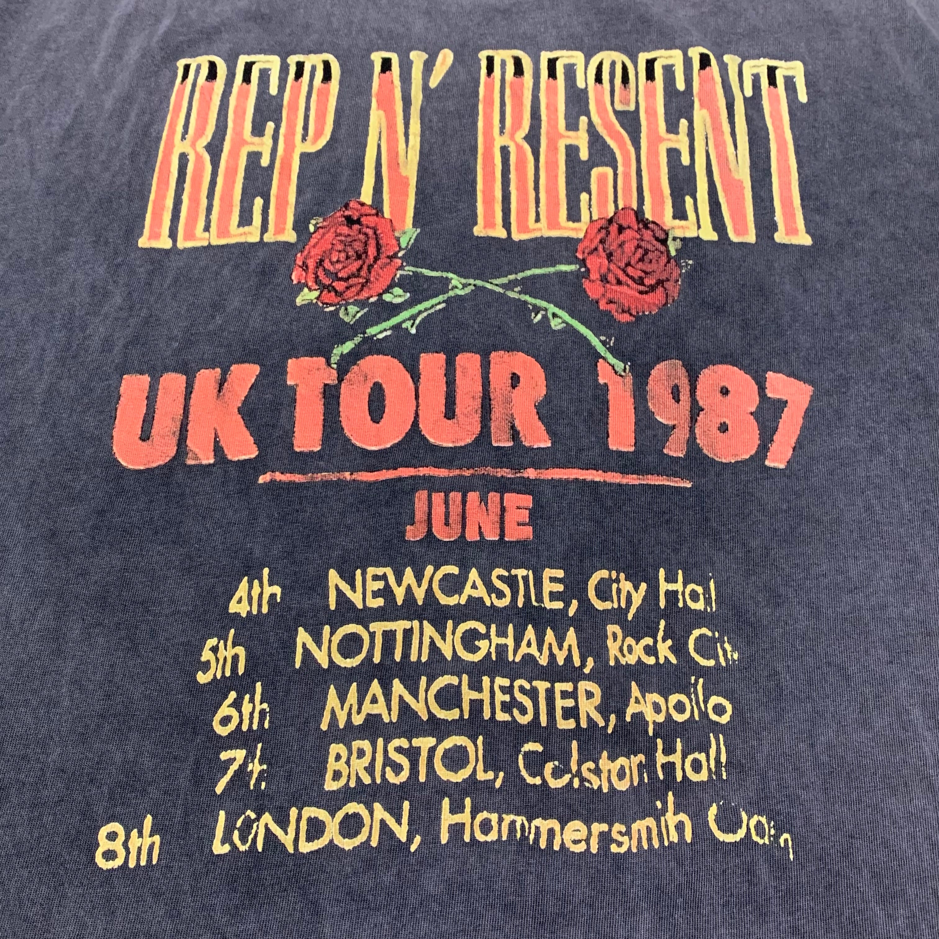 Represent Larg Rep N Resent Vintage Grey Tee