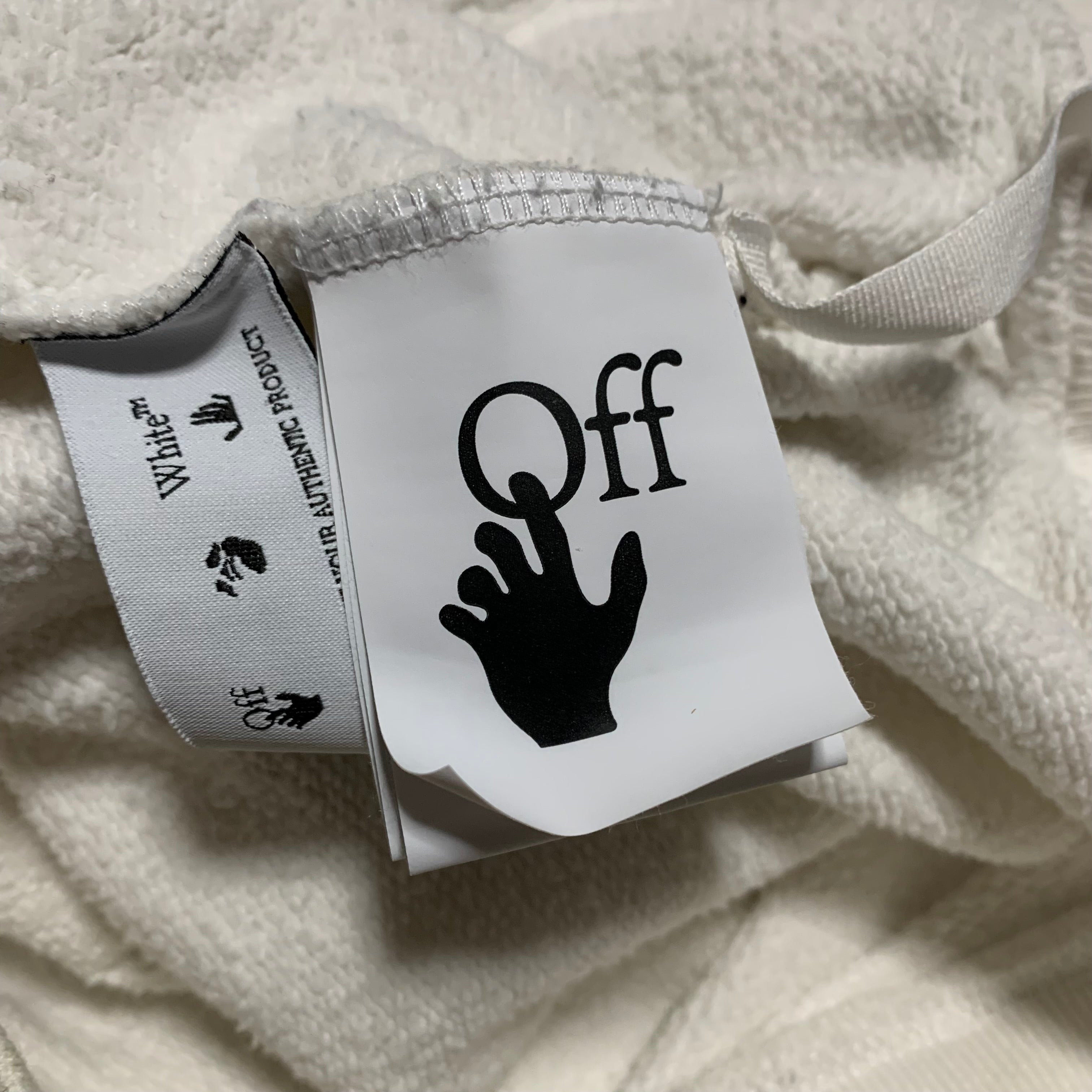 Off White Medium Caravaggio Painting White Hoodie Virgil Abloh