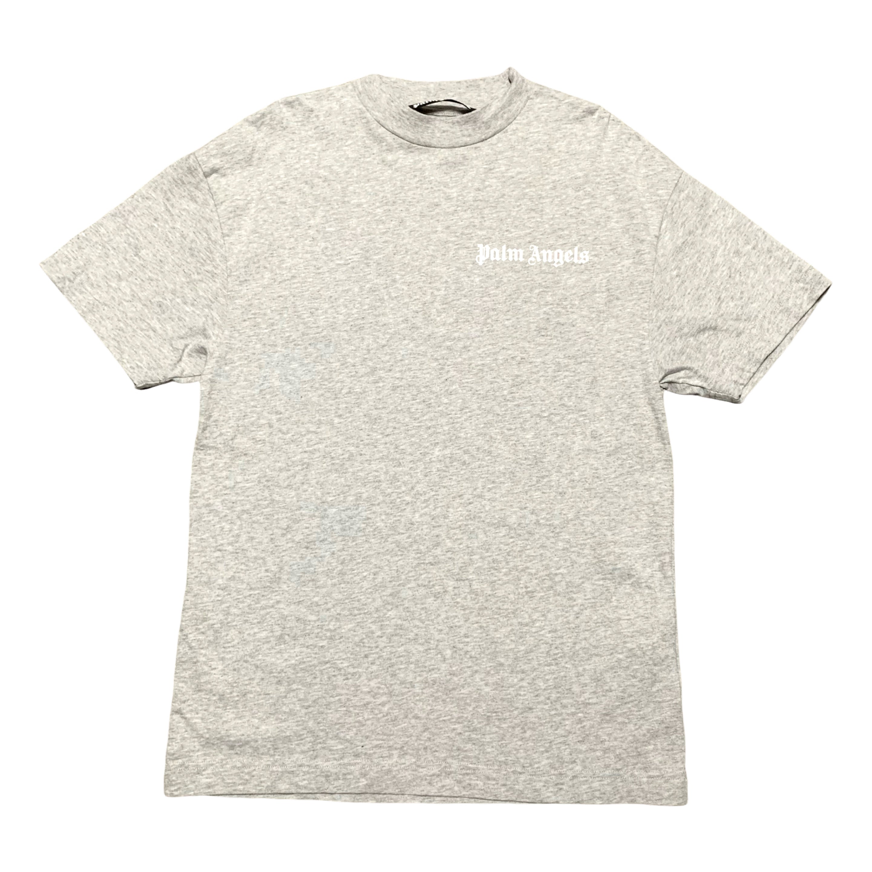 Palm Angels Small Logo Classic Grey Tee