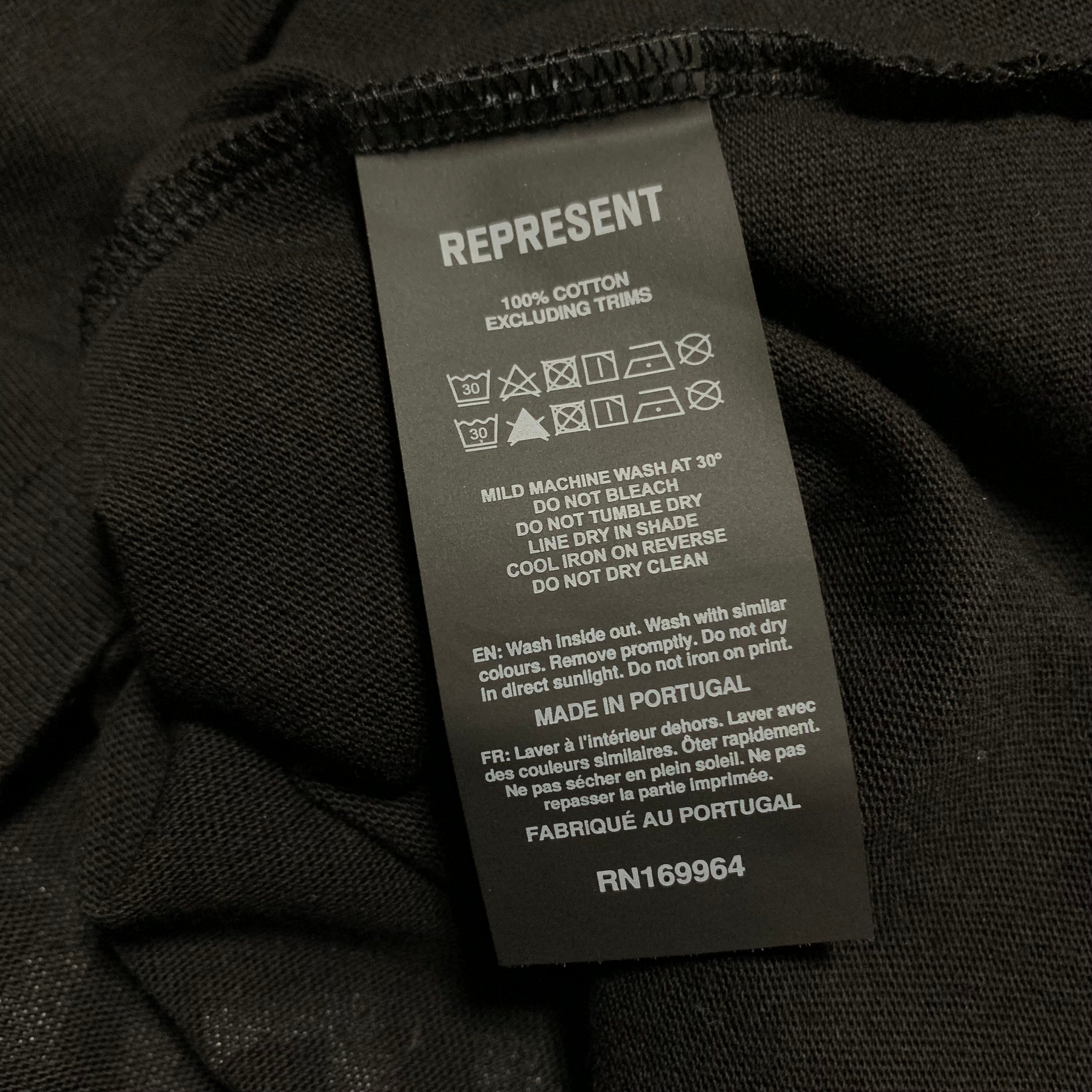Represent Small Icarus Jet Black Tee Horizons