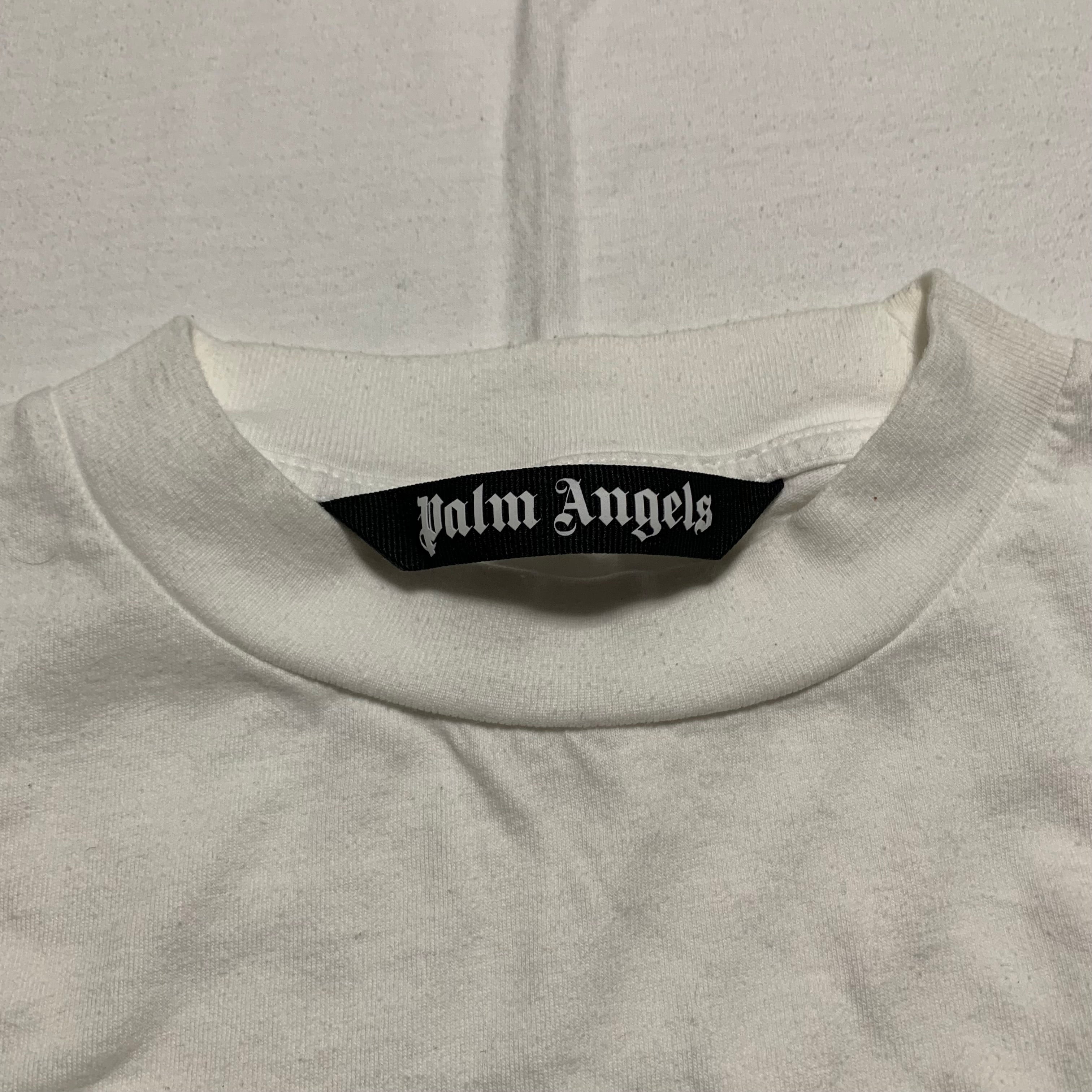 Palm Angels XL Los Angels Sprayed White Tee