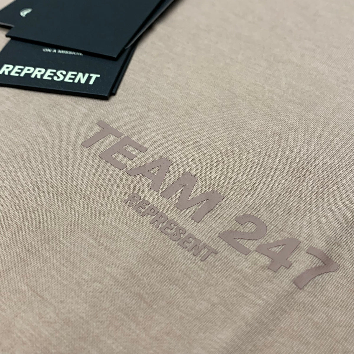 Represent Small Tee Team 247 Oversized Clay T-Shirt