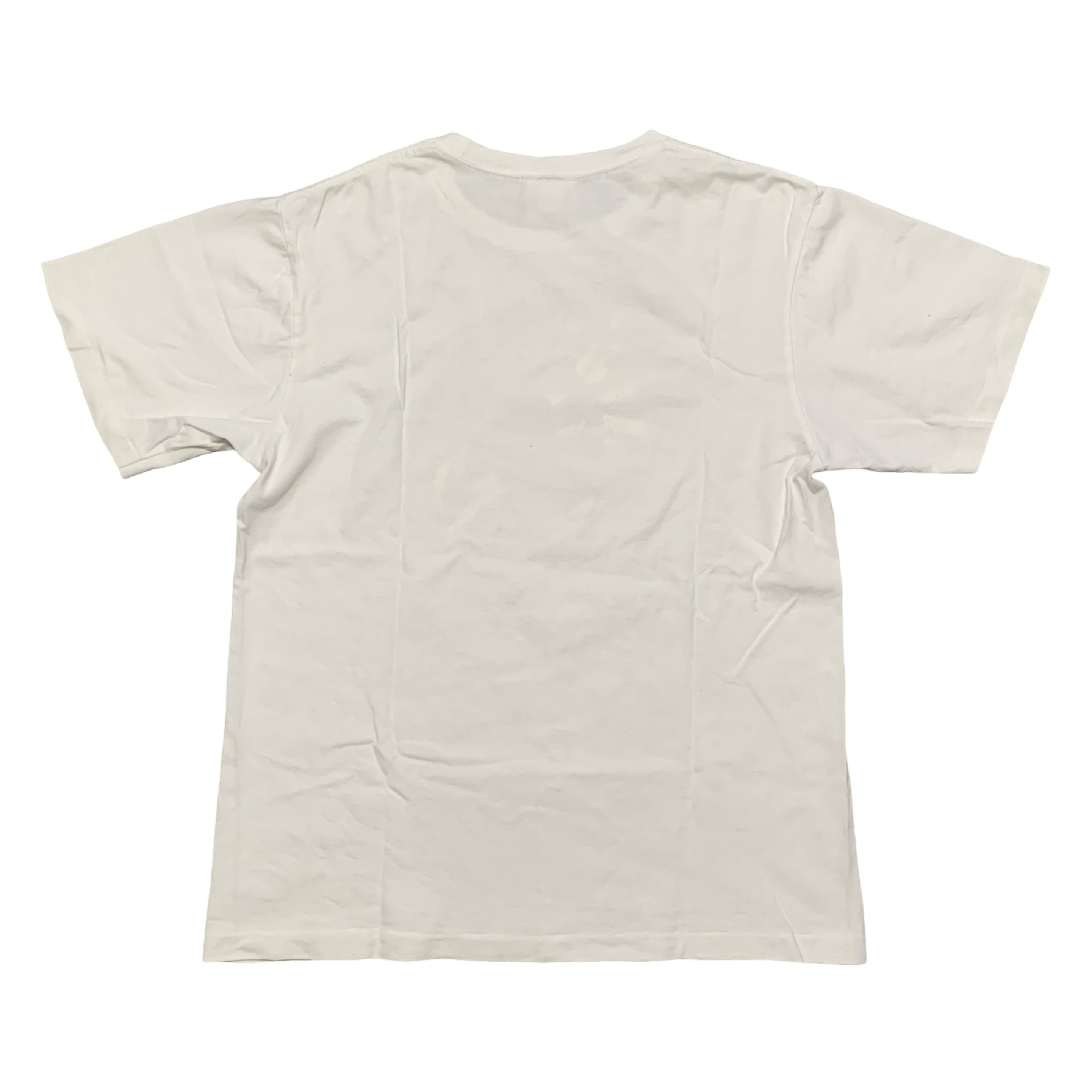 Bape Medium College London Union Jack Flag White Tee A Bathing Ape
