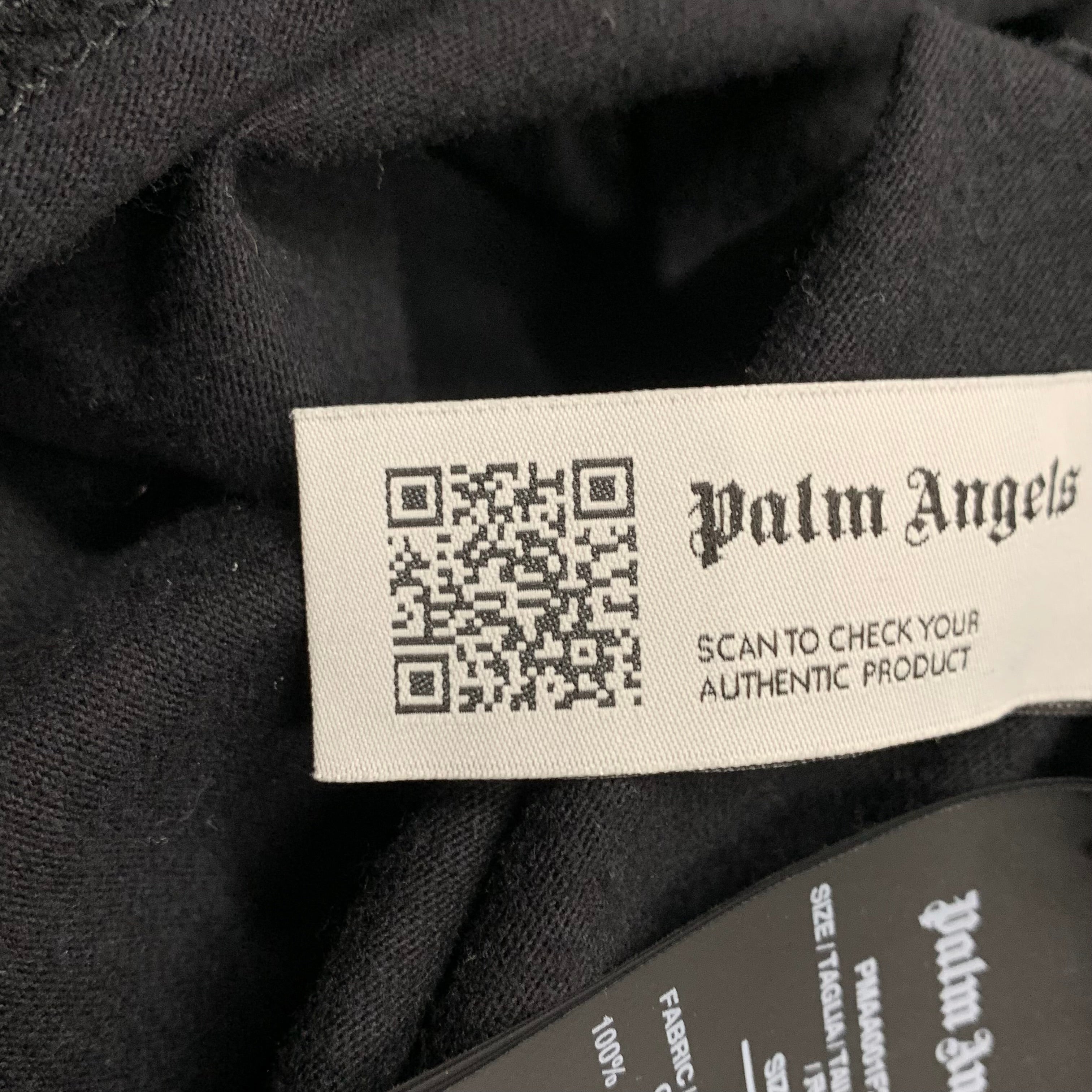 Palm Angels Medium Tee Bear Sprayed Graffiti Black T-Shirt
