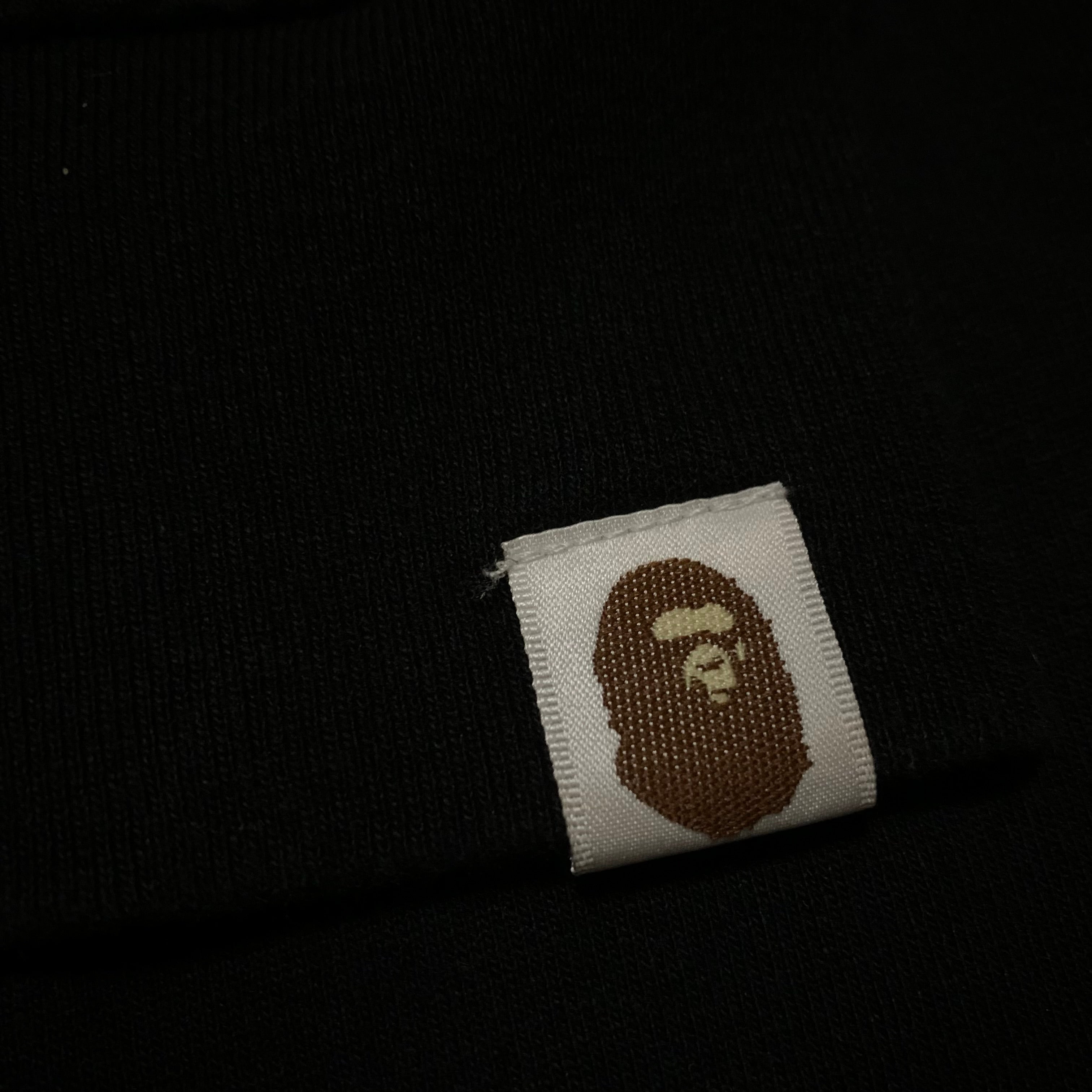 Bape Large Very Ape Black Long Sleeve Tee A Bathing Ape UK Exclusive