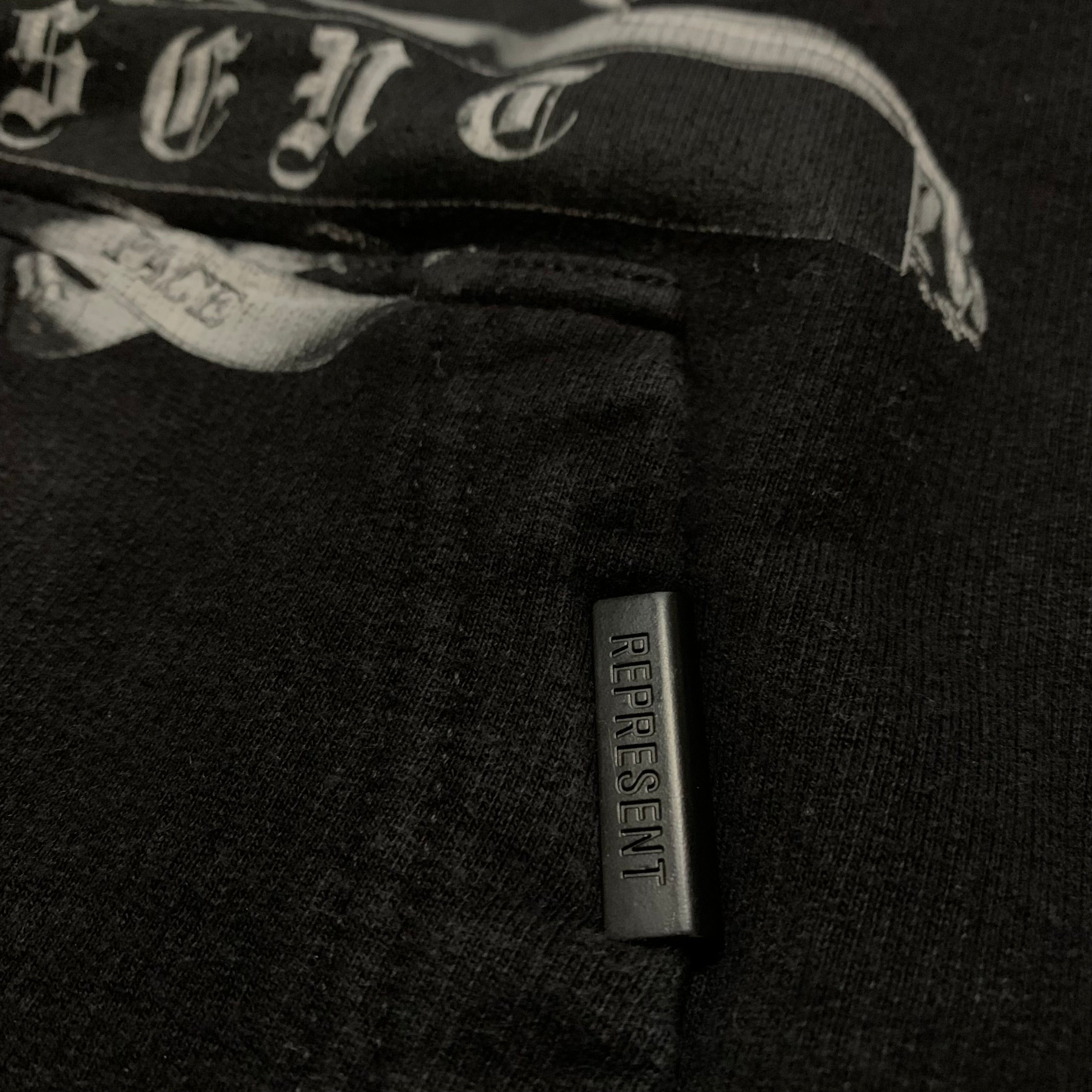 Represent XS Bullterrier Hoodie Jet Black Hoodie