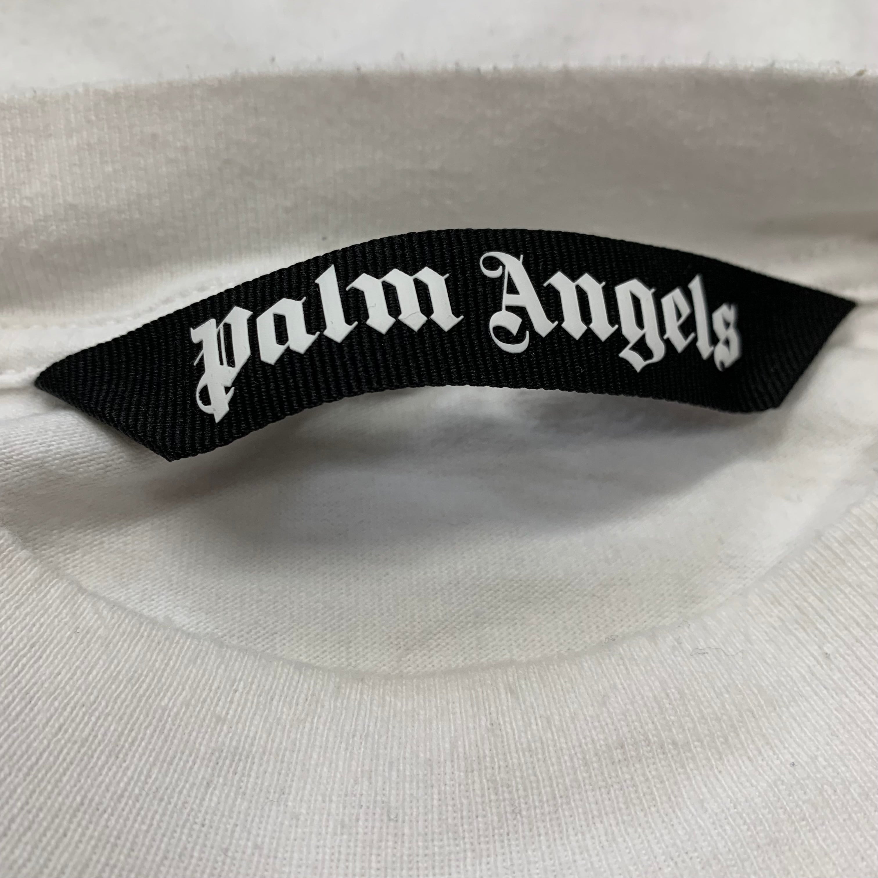 Palm Angels Small Tee Hunter Leon Classic White T-Shirt