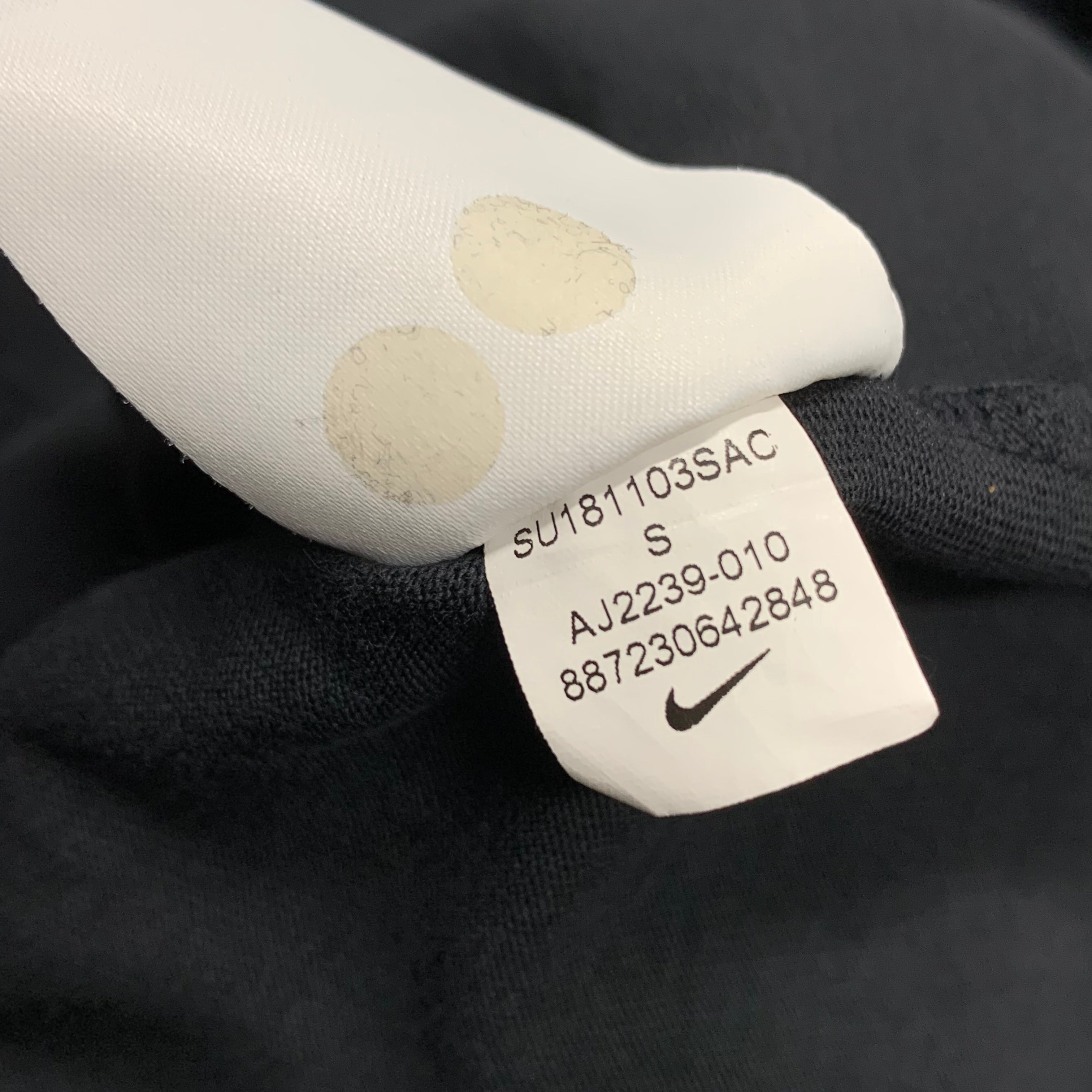 Off White Small Tee Nike Lab Mercurial NRG Black Oversized T-Shirt Virgil Abloh