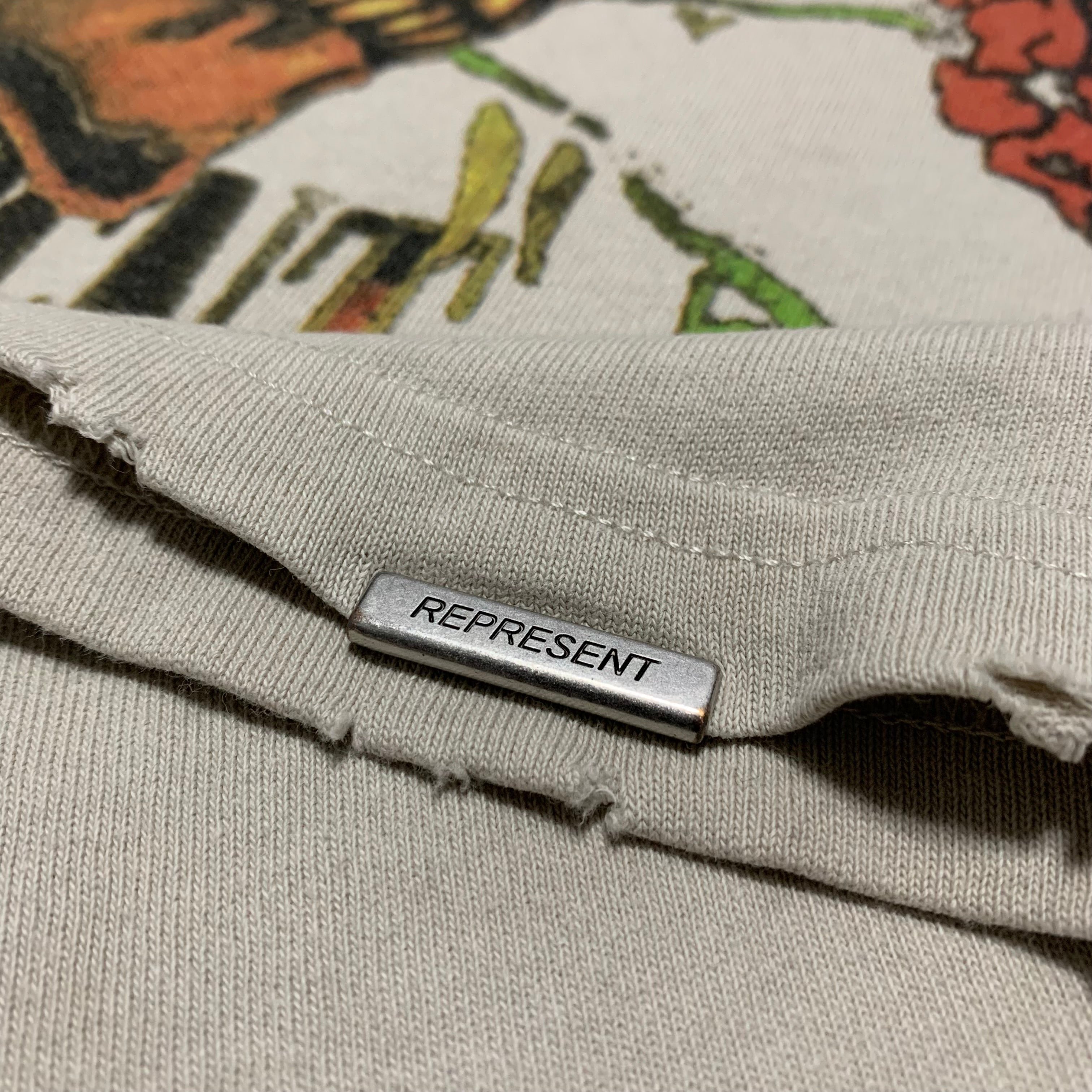Represent Medium Rep N Resent Vintage White Tee