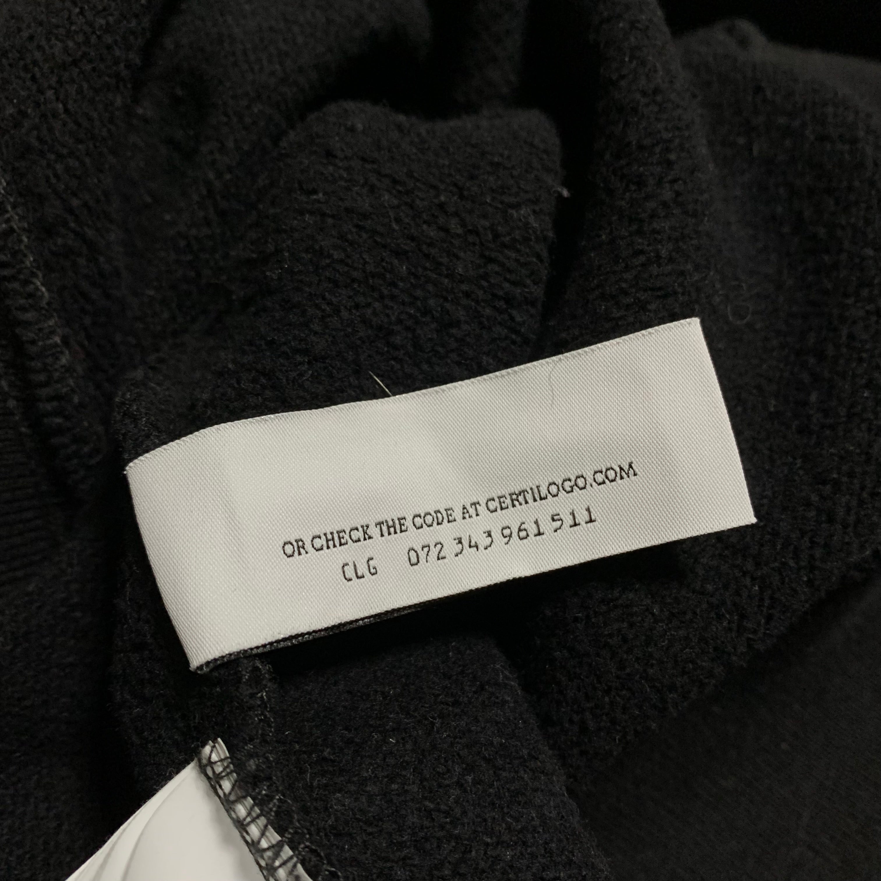 Off White Medium Caravaggio Graphic Black Sweatshirt Crewneck Virgil Abloh