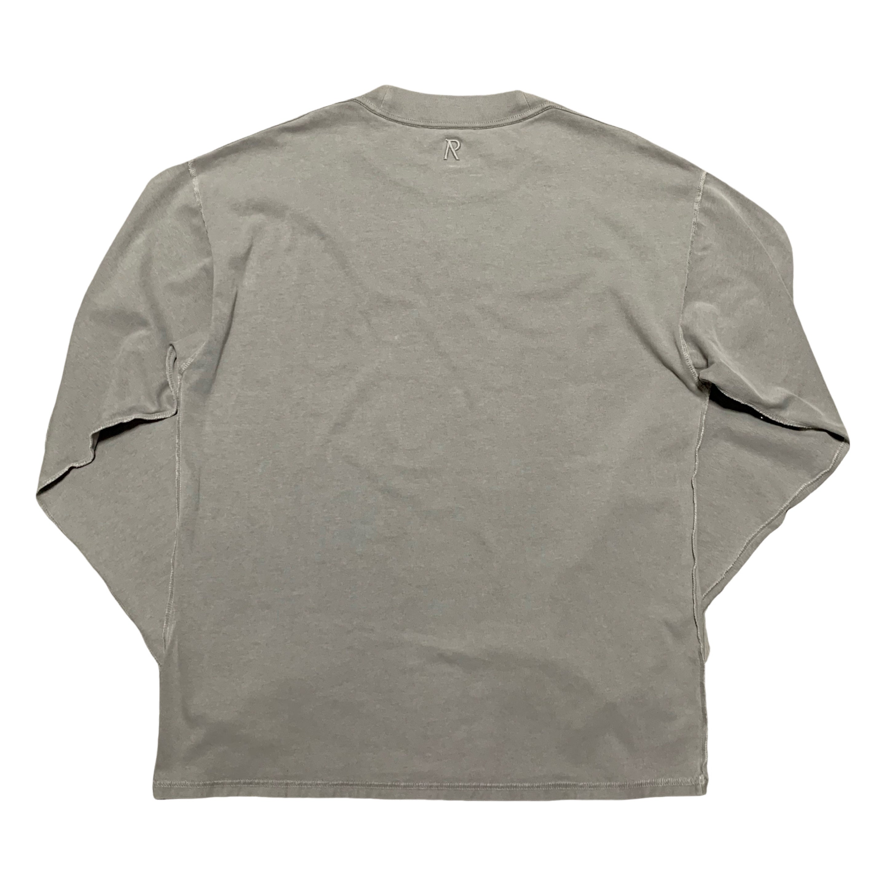 Represent XS Initial Long Sleeve Tee Ultimate Grey Top