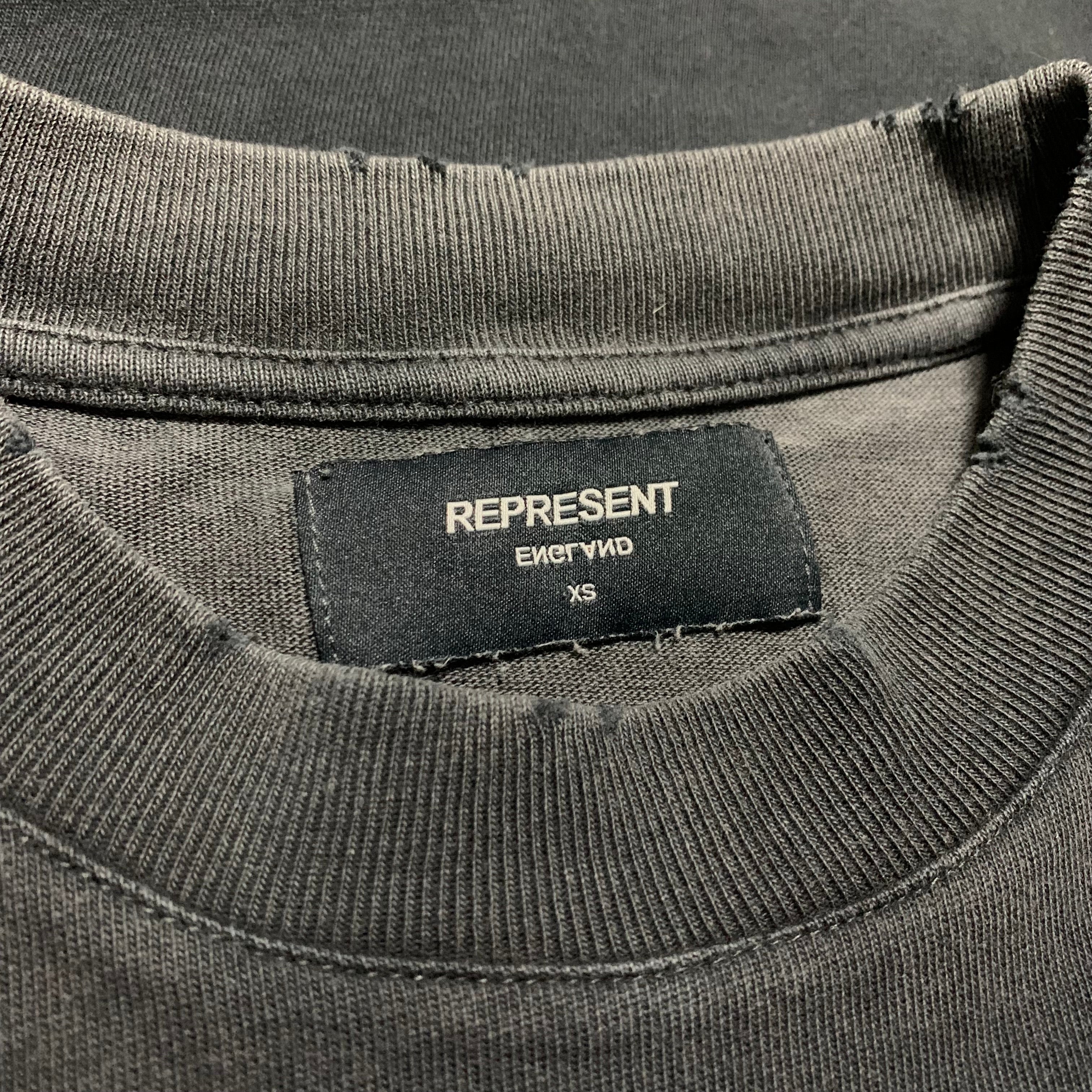 Represent XS British Thunder Vintage Black Tee