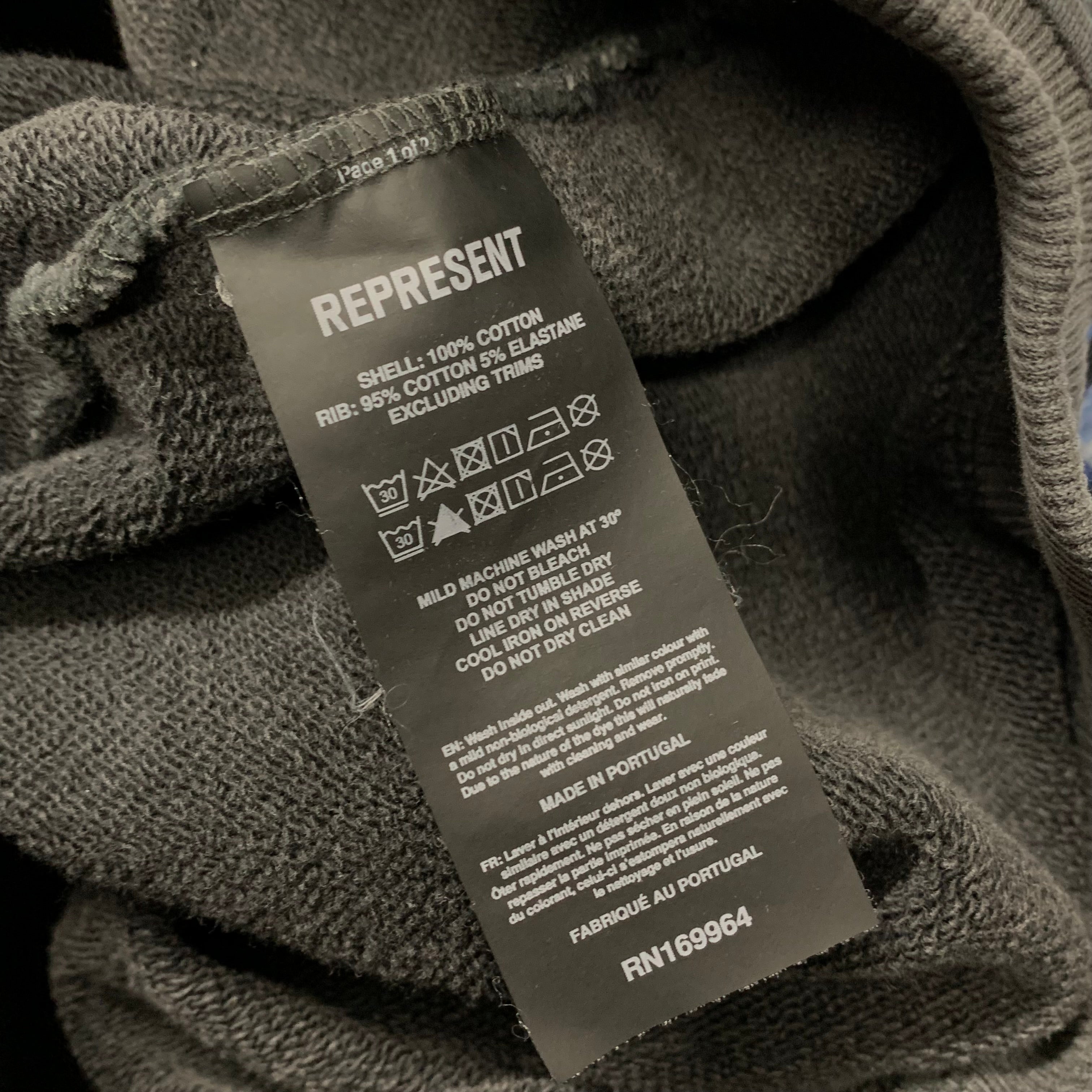 Represent XS Hoodie Metallica Ride The Lighting Vintage Grey Hoodie