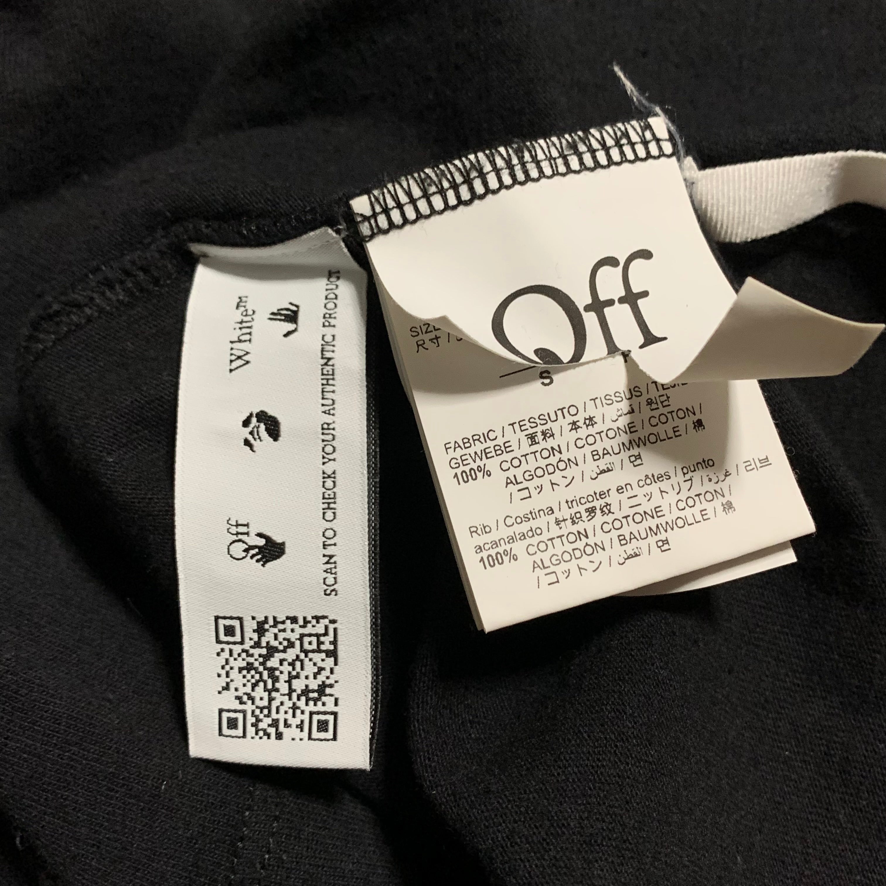 Off White Small Liquid Mirko Black Tee Virgil Abloh
