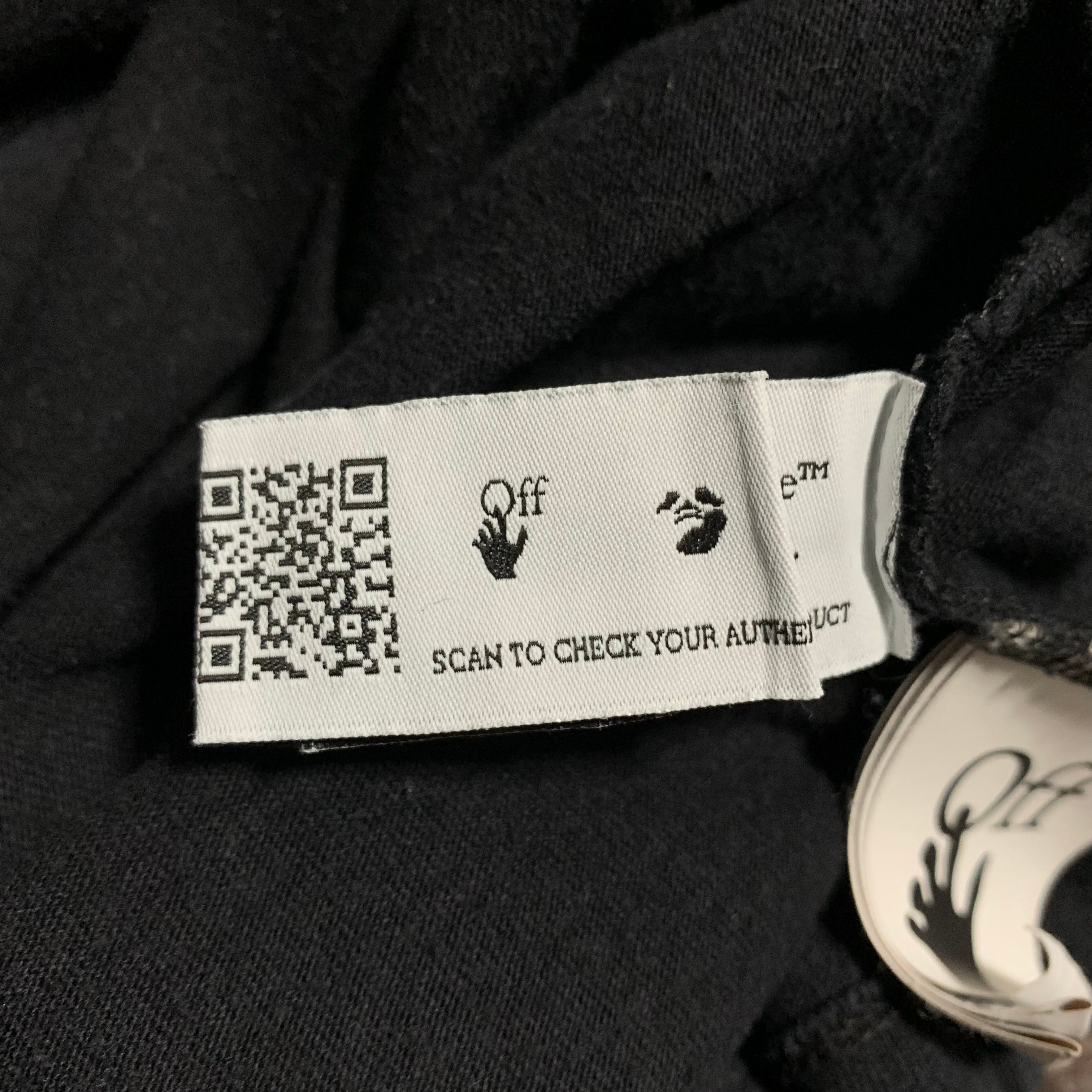 Off White Small Caravaggio Angel Black Tee Virgil Abloh