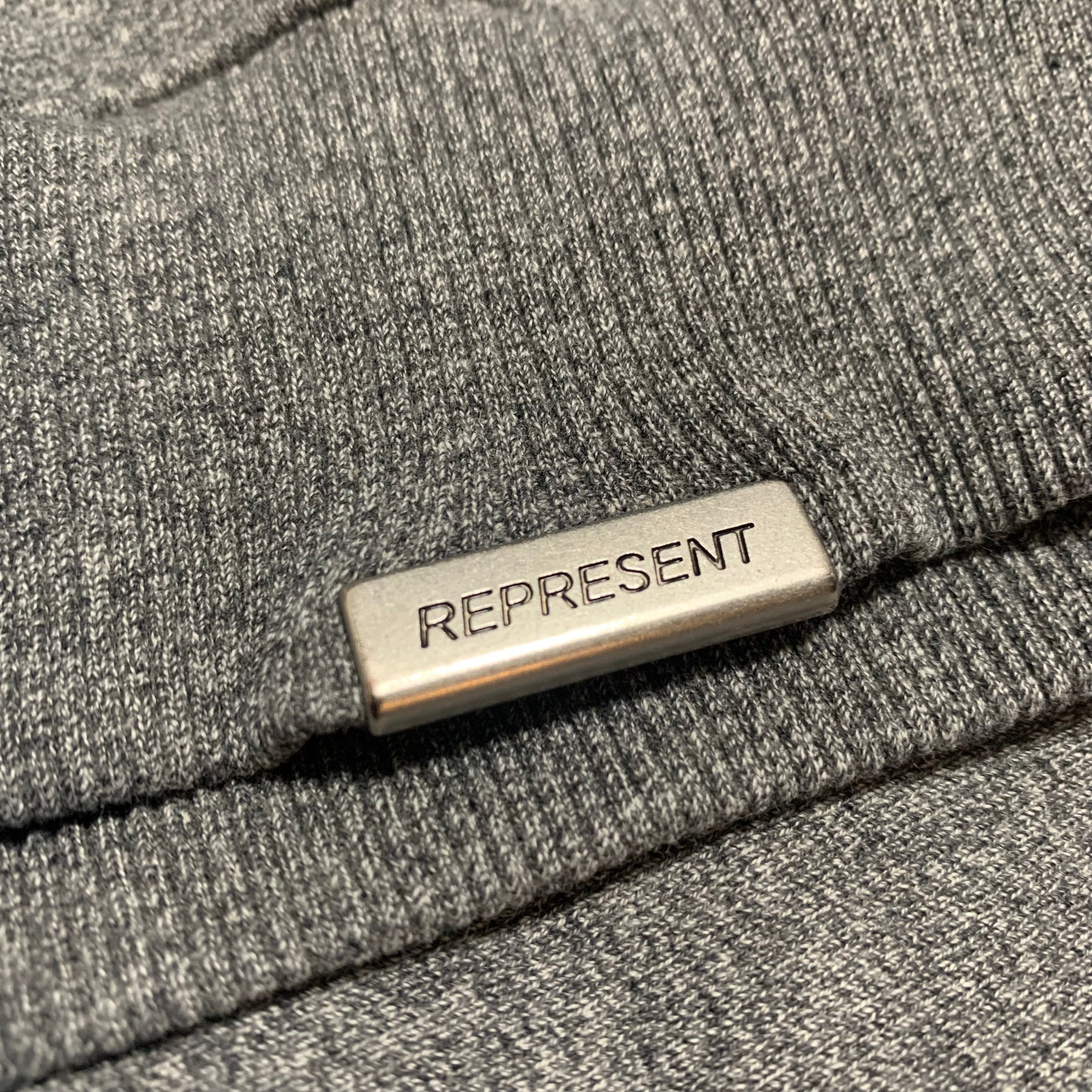 Represent Small Blanks Grey Sweater Sweatshirt Crewneck