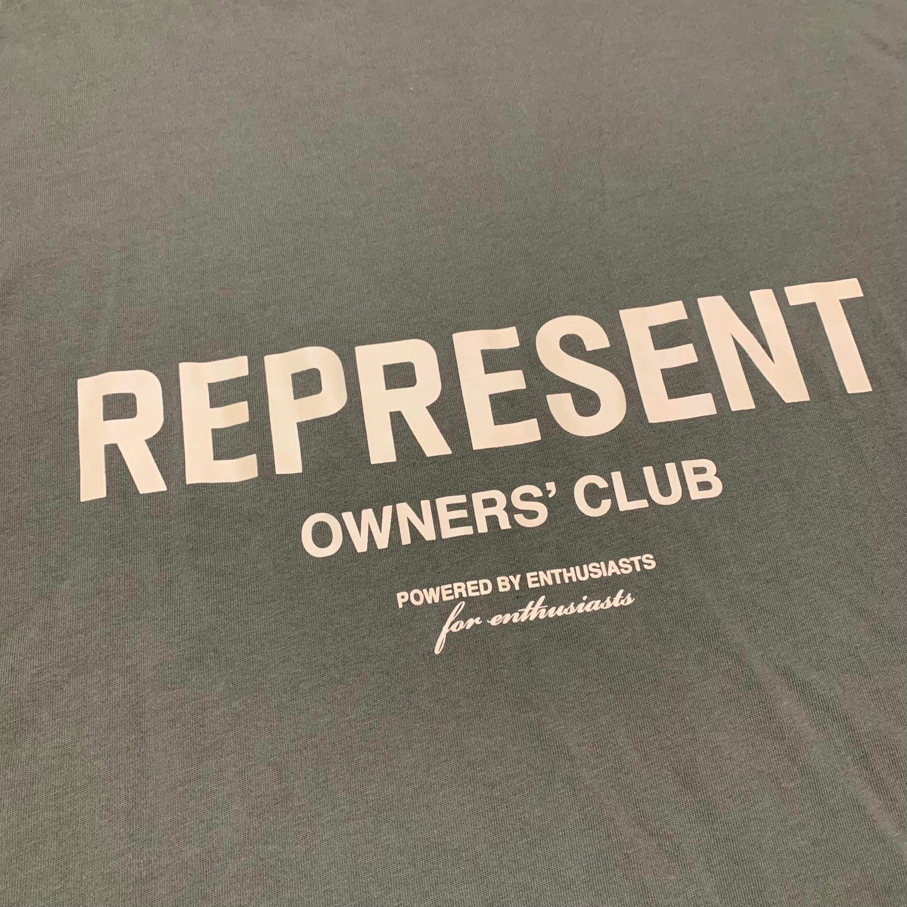Represent XL Owners Club Khaki Green Tee