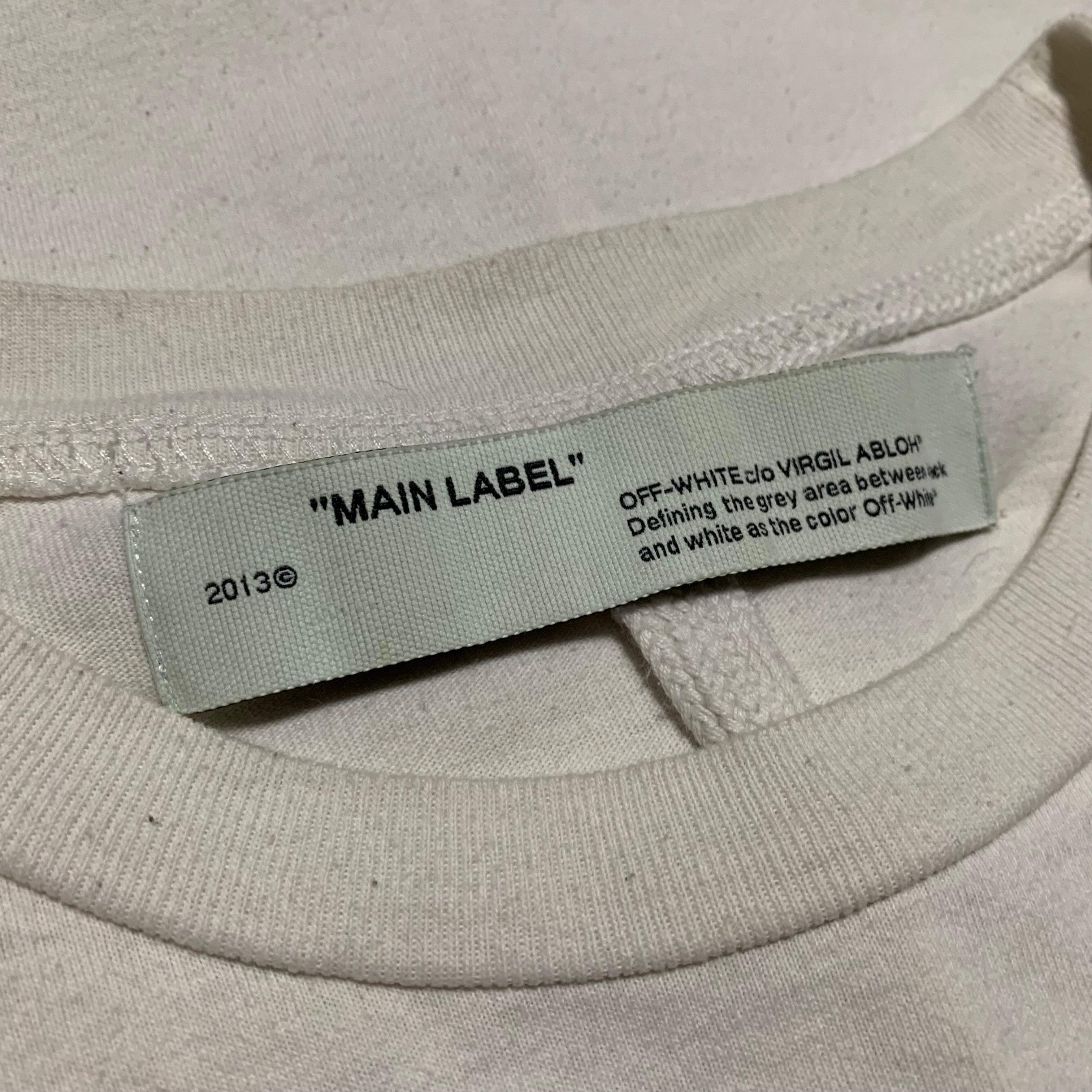 Off White Medium Off Logo White Tee Virgil Abloh 2020