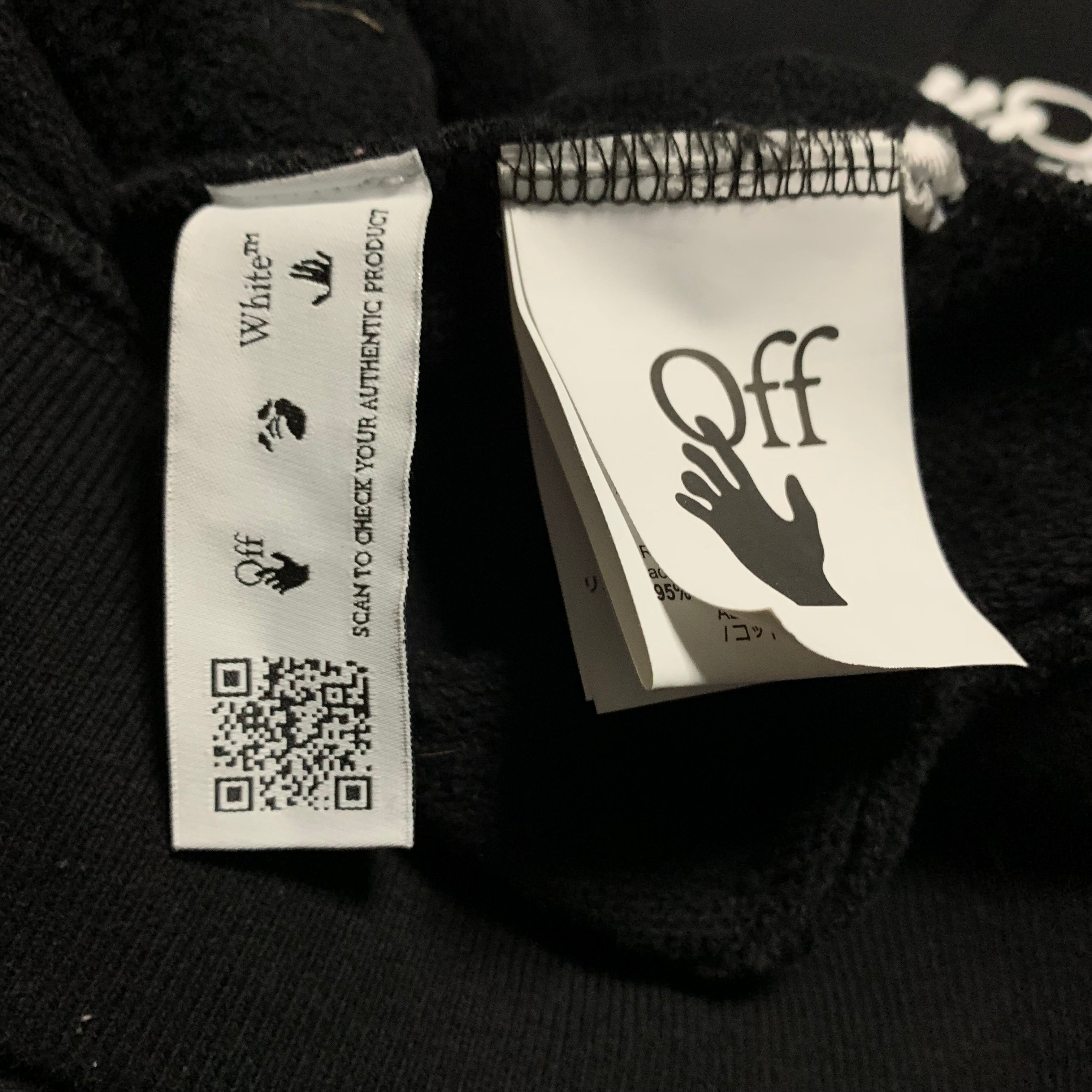 Off White Medium Caravaggio Graphic Black Sweatshirt Crewneck Virgil Abloh