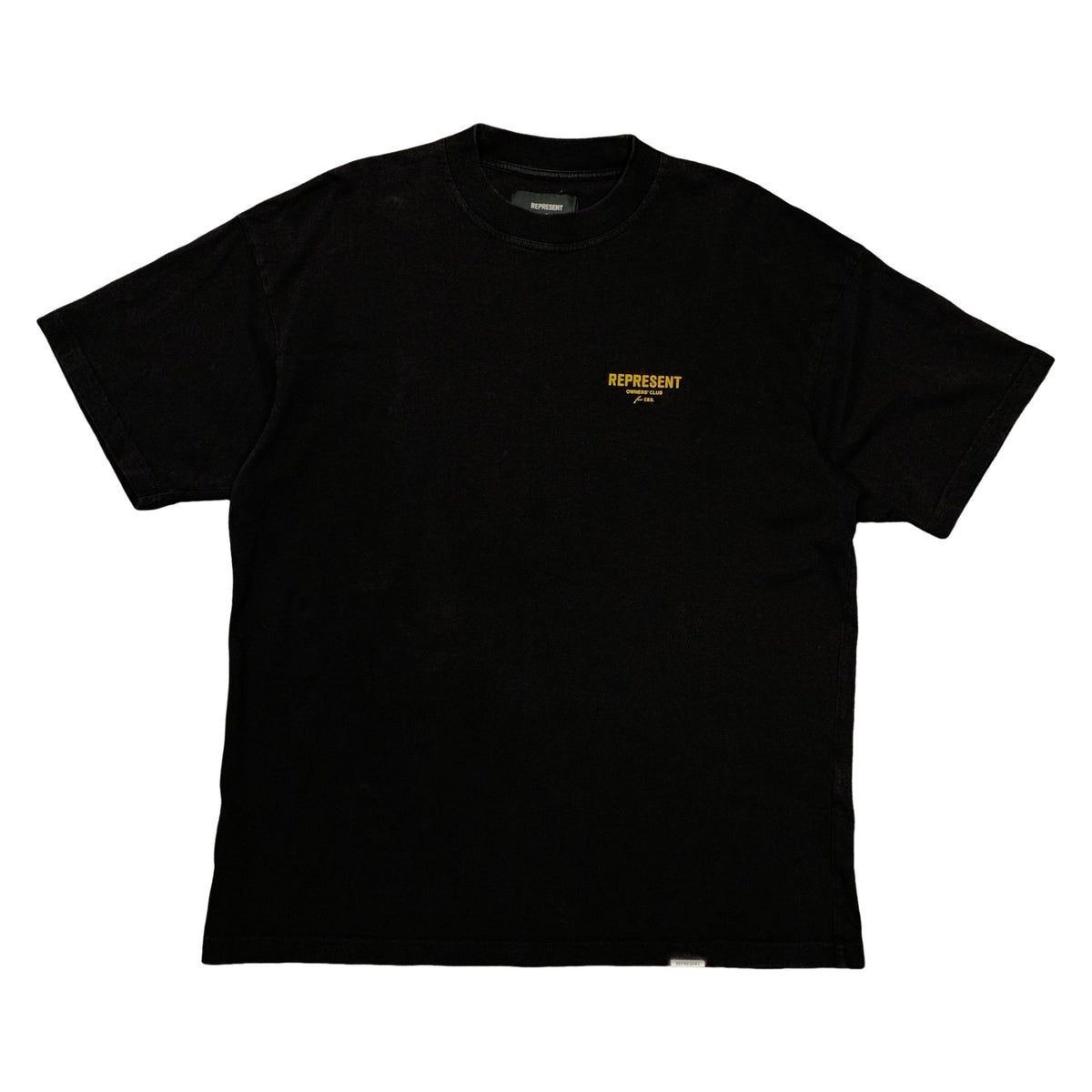Represent Small Tee END Owners Club Jet Black T-Shirt