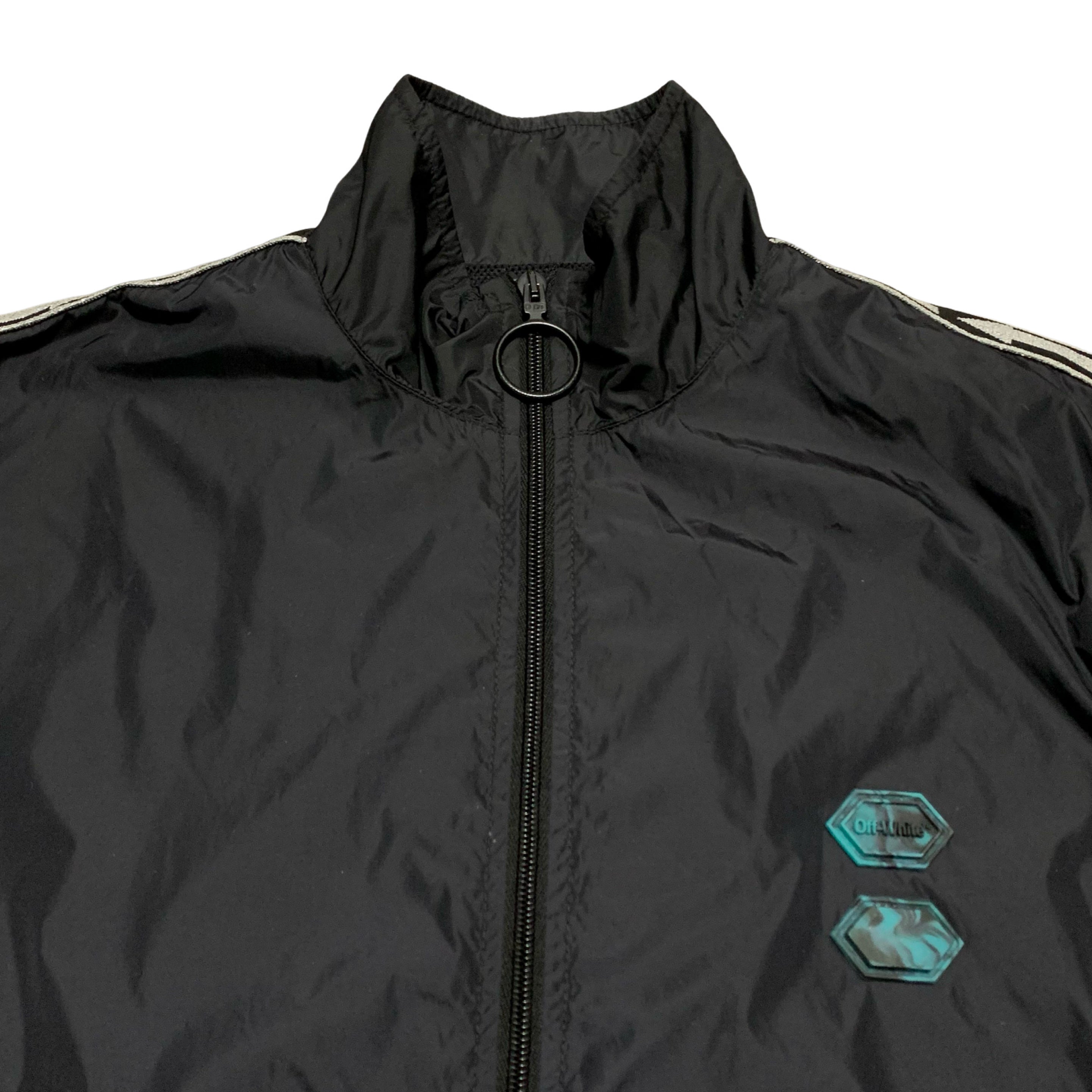 Off White Medium Track Jacket Black Track Top Virgil Abloh