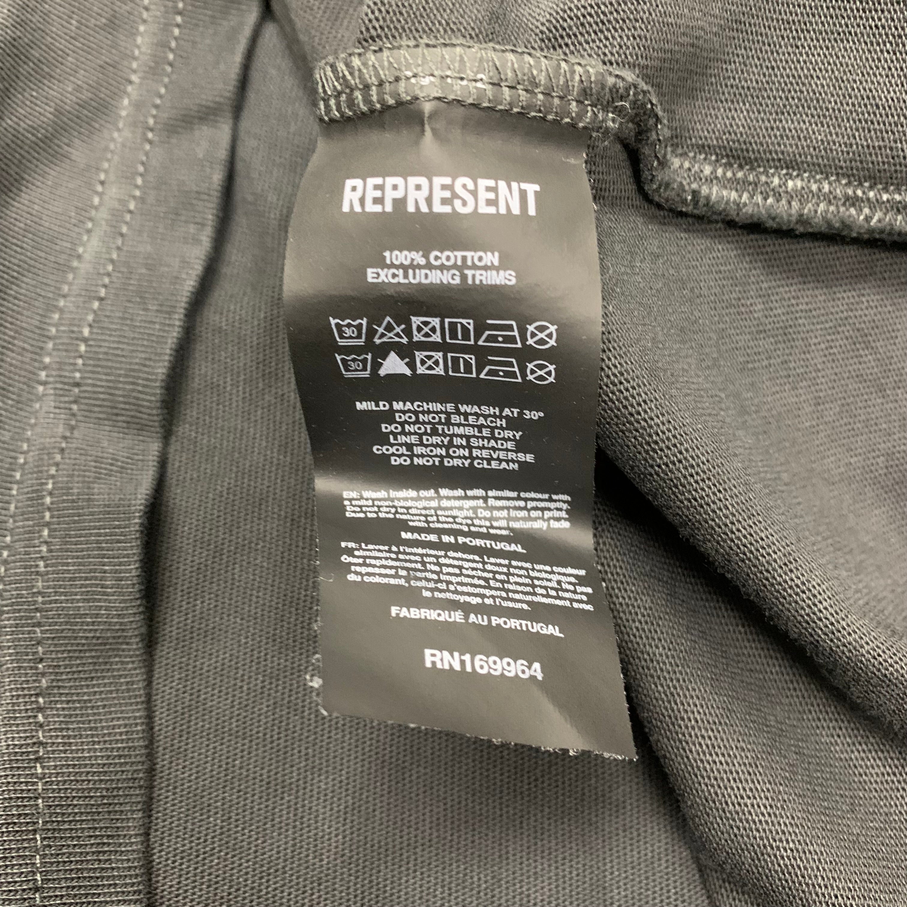 Represent Large Tee Marias 20th Anniversary Stained Black T-Shirt